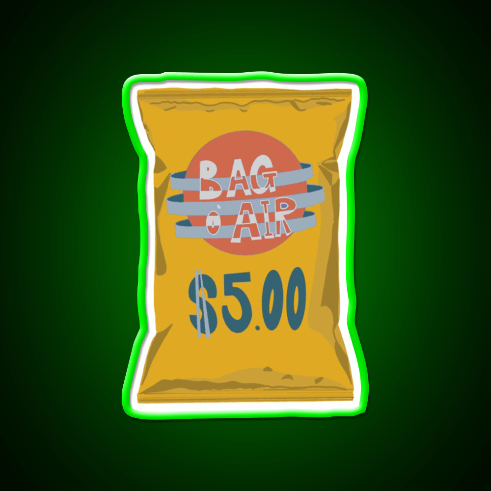 Bag Of Air Snack Food Led Neon Sign Rgb Color - Shineneon