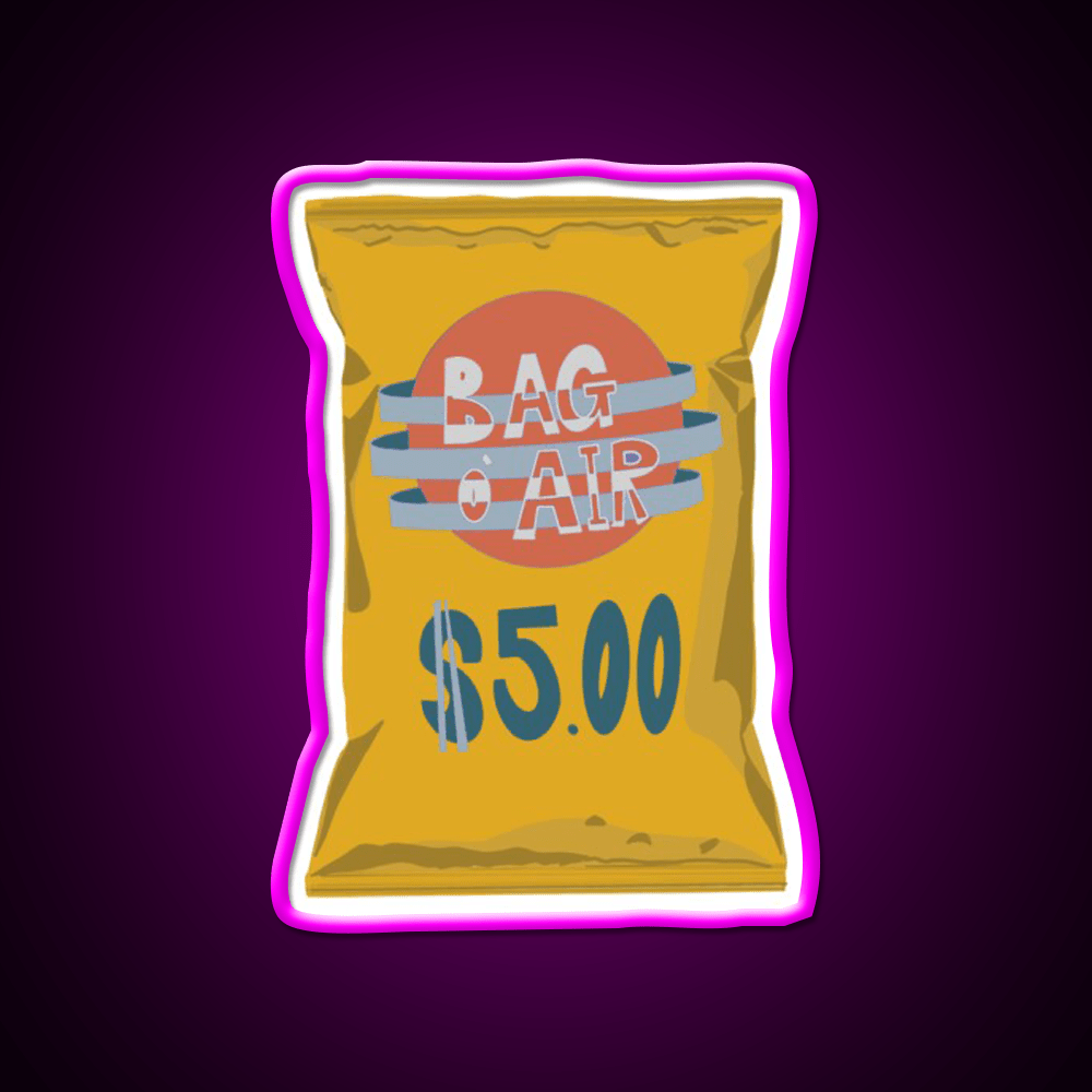 Bag Of Air Snack Food Led Neon Sign Rgb Color - Shineneon