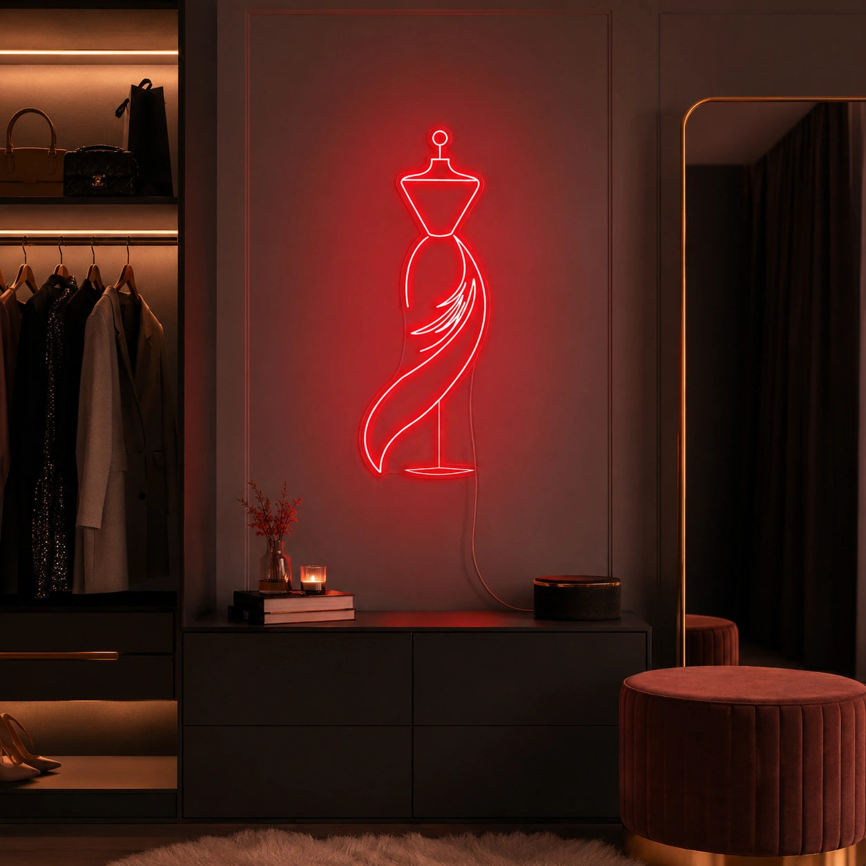 Bag See Tees LED Neon Sign - 04 Size Image