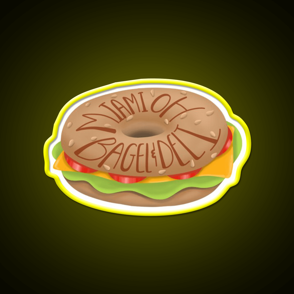 Bagel And Deli Miami University Snack Food Led Neon Sign Rgb Color - Shineneon
