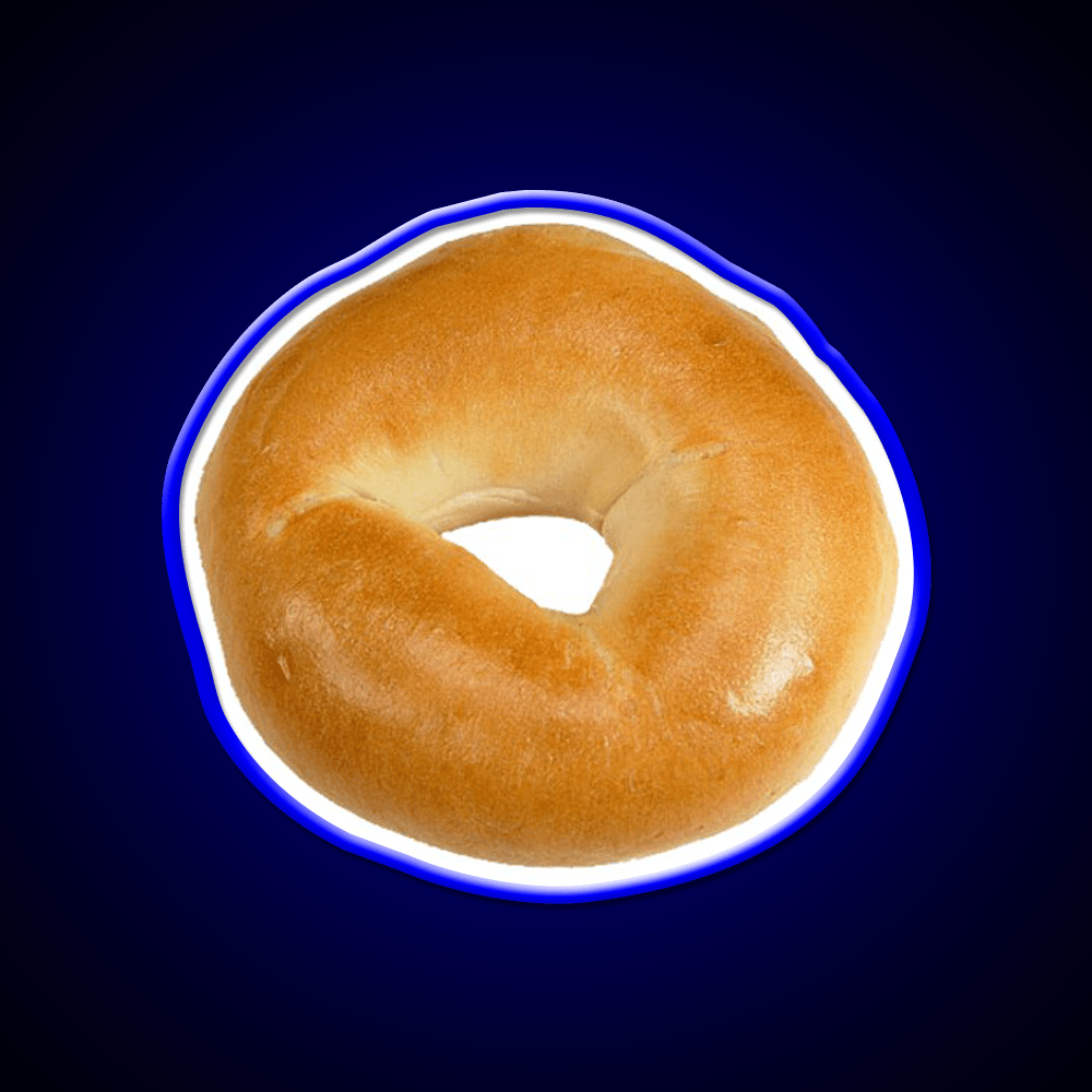 Bagel Love Fast Food Led Neon Sign For Burger Place Rgb Color - Shineneon
