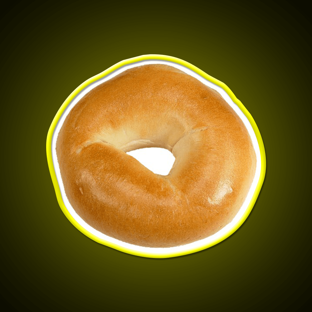 Bagel Love Fast Food Led Neon Sign For Burger Place Rgb Color - Shineneon