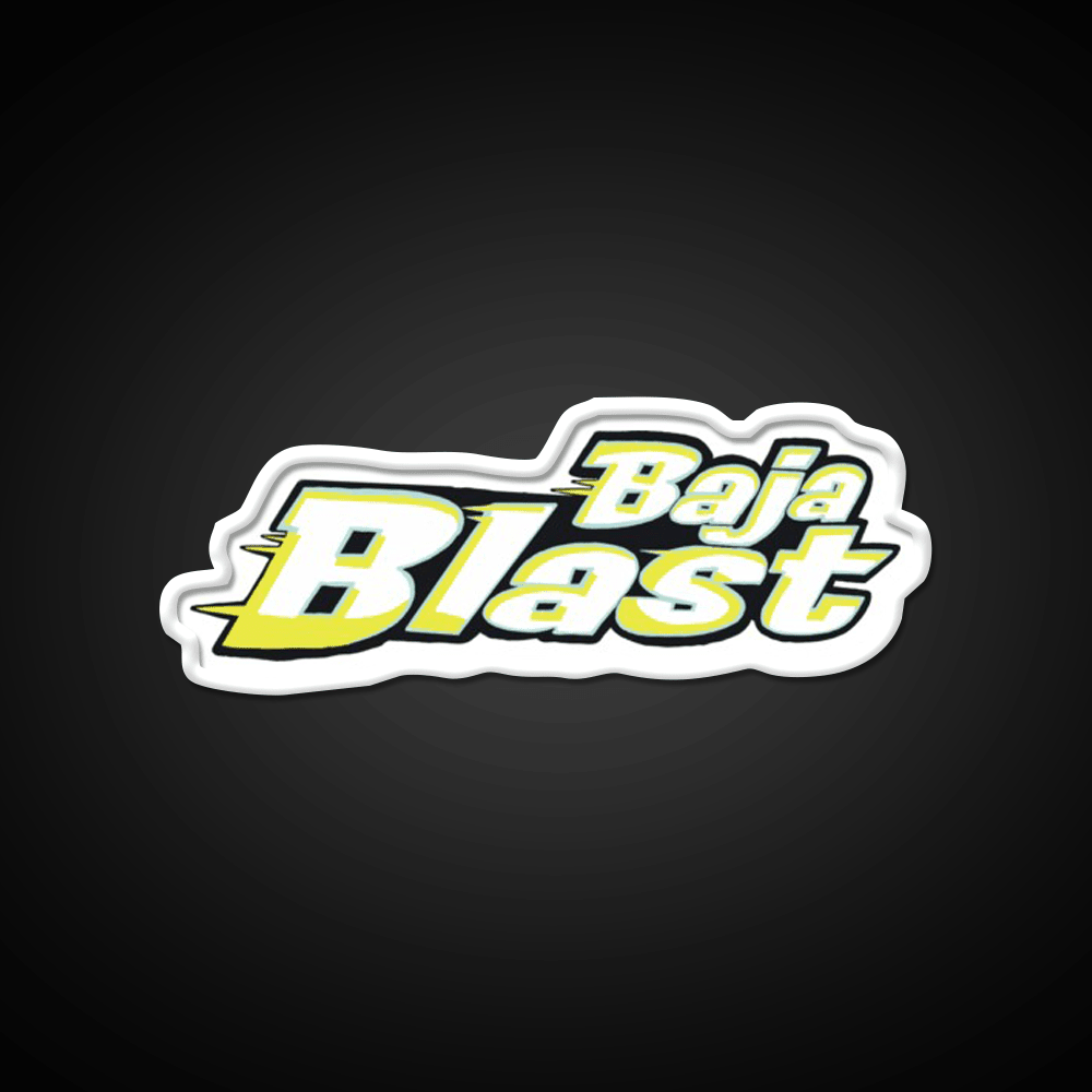 Baja Blast Fast Food Led Neon Sign For Burger Place Rgb Color - Shineneon