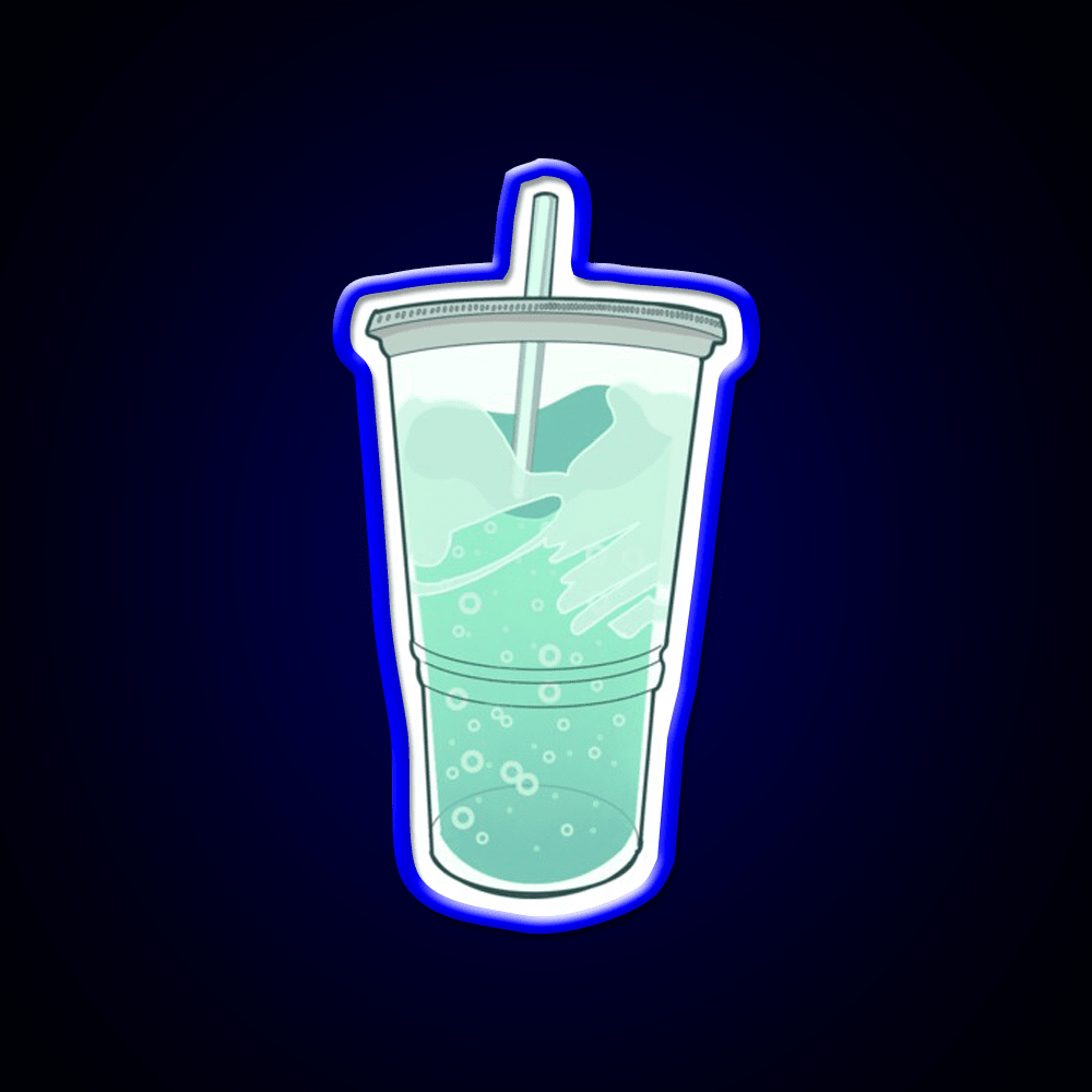 Baja Blast Fast Food Led Neon Sign For Burger Place Wall Art Rgb Color - Shineneon