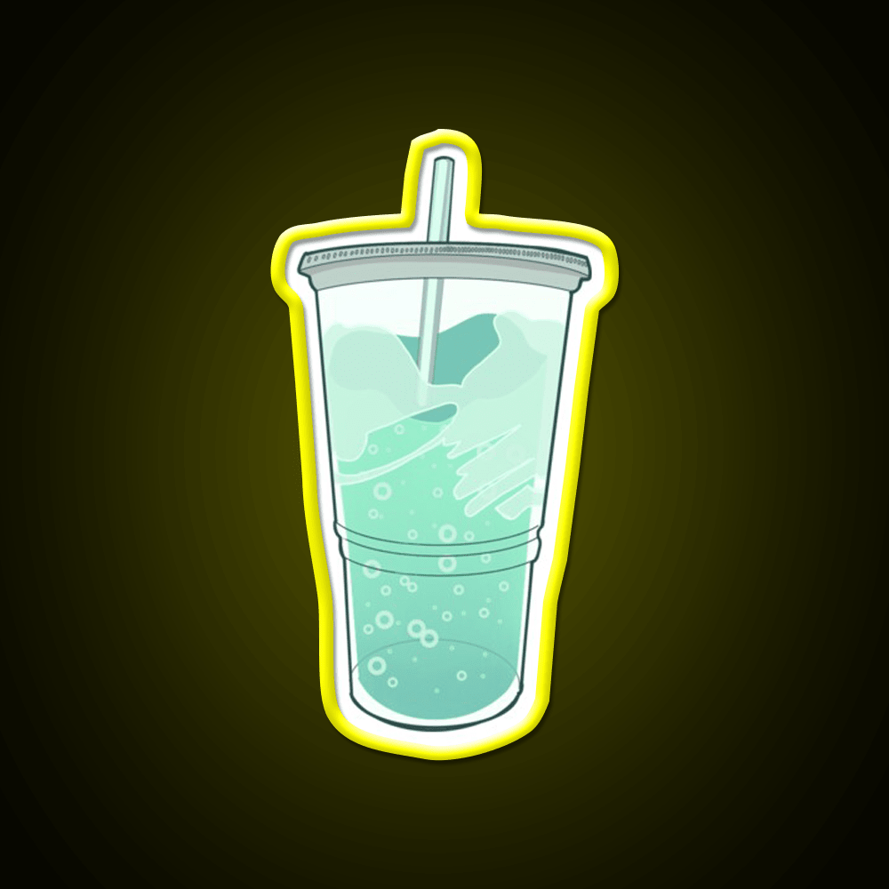 Baja Blast Fast Food Led Neon Sign For Burger Place Wall Art Rgb Color - Shineneon