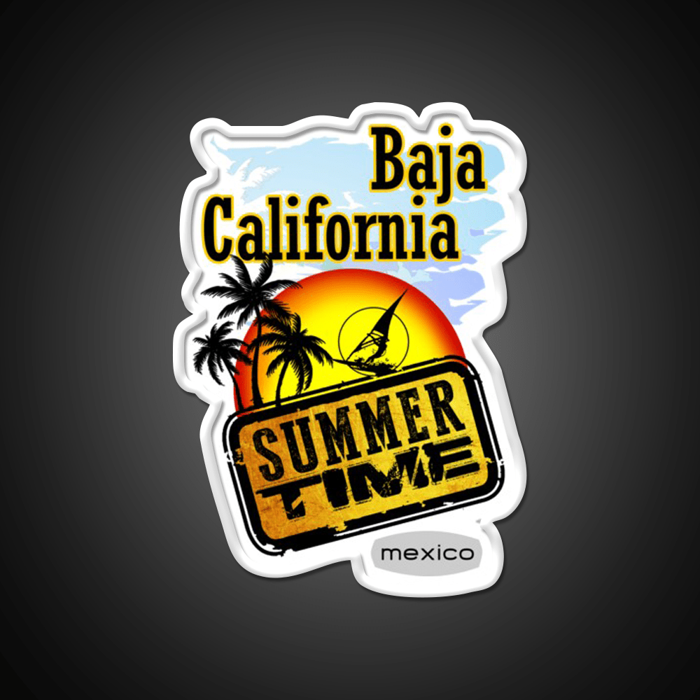 Baja California Mexico Party Drink Tequila Led Neon Sign Rgb Color - Shineneon