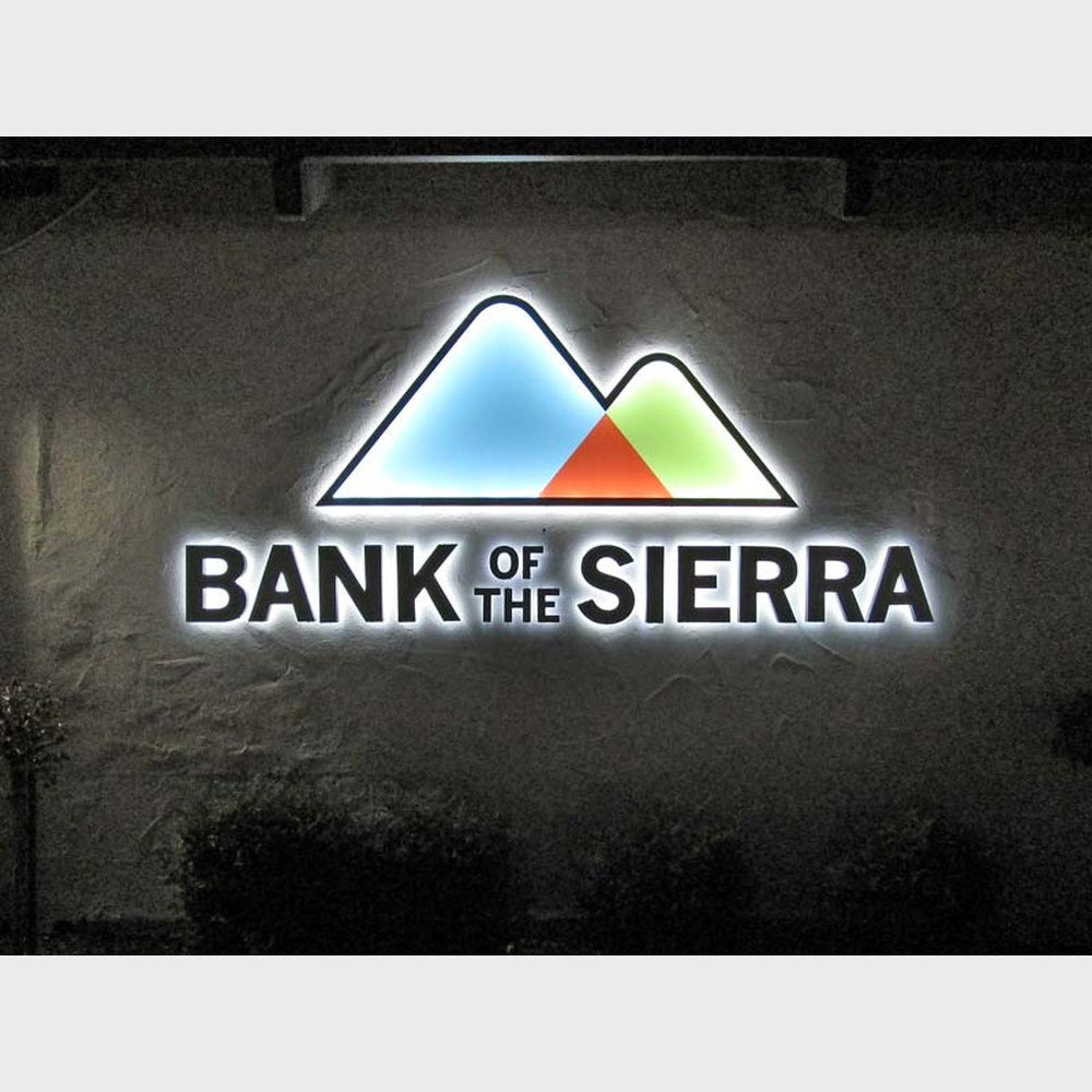Bak Of The Sierra 3D Backlit Channel Letters Led Light Sign - Shineneon
