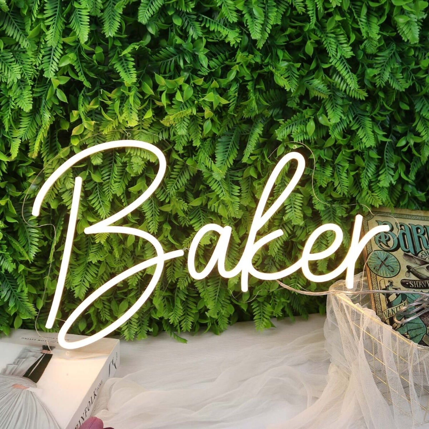 Baker Yellow Led Neon Sign - Shineneon