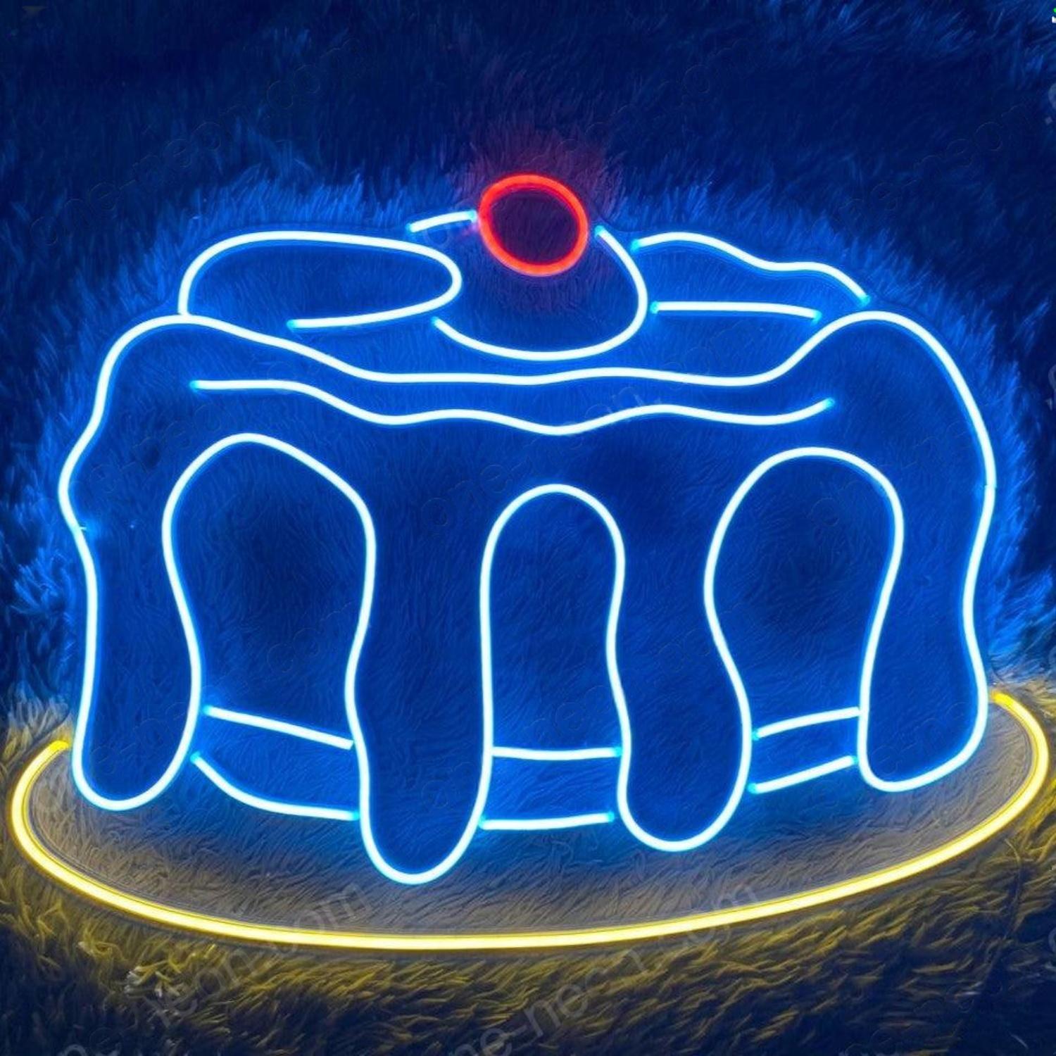 Bakery Cake Blue Red Yellow Led Neon Sign For Party Bakery Decor | Shineneon