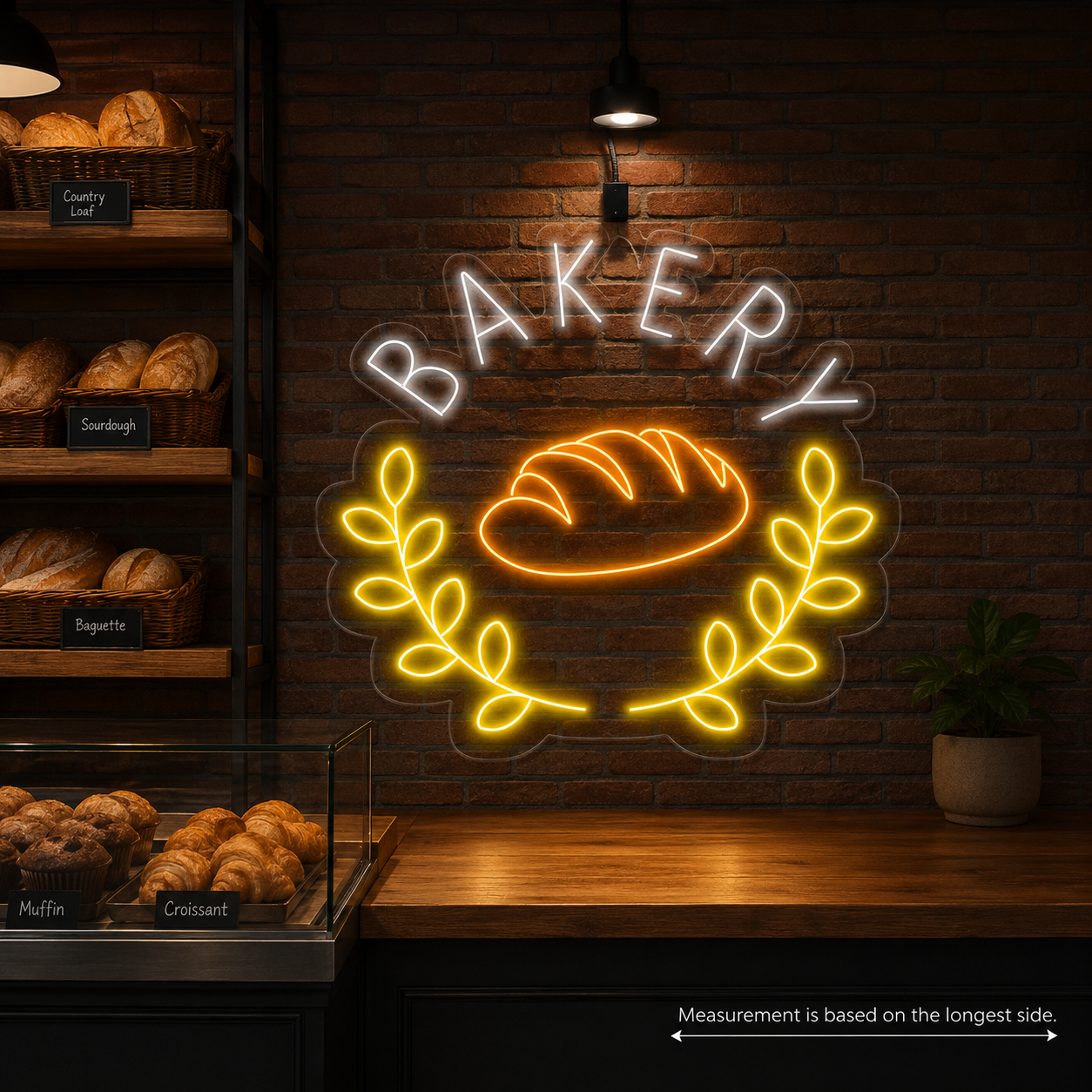 Bakery LED Neon Sign Home Wall Art - 04 Size Image