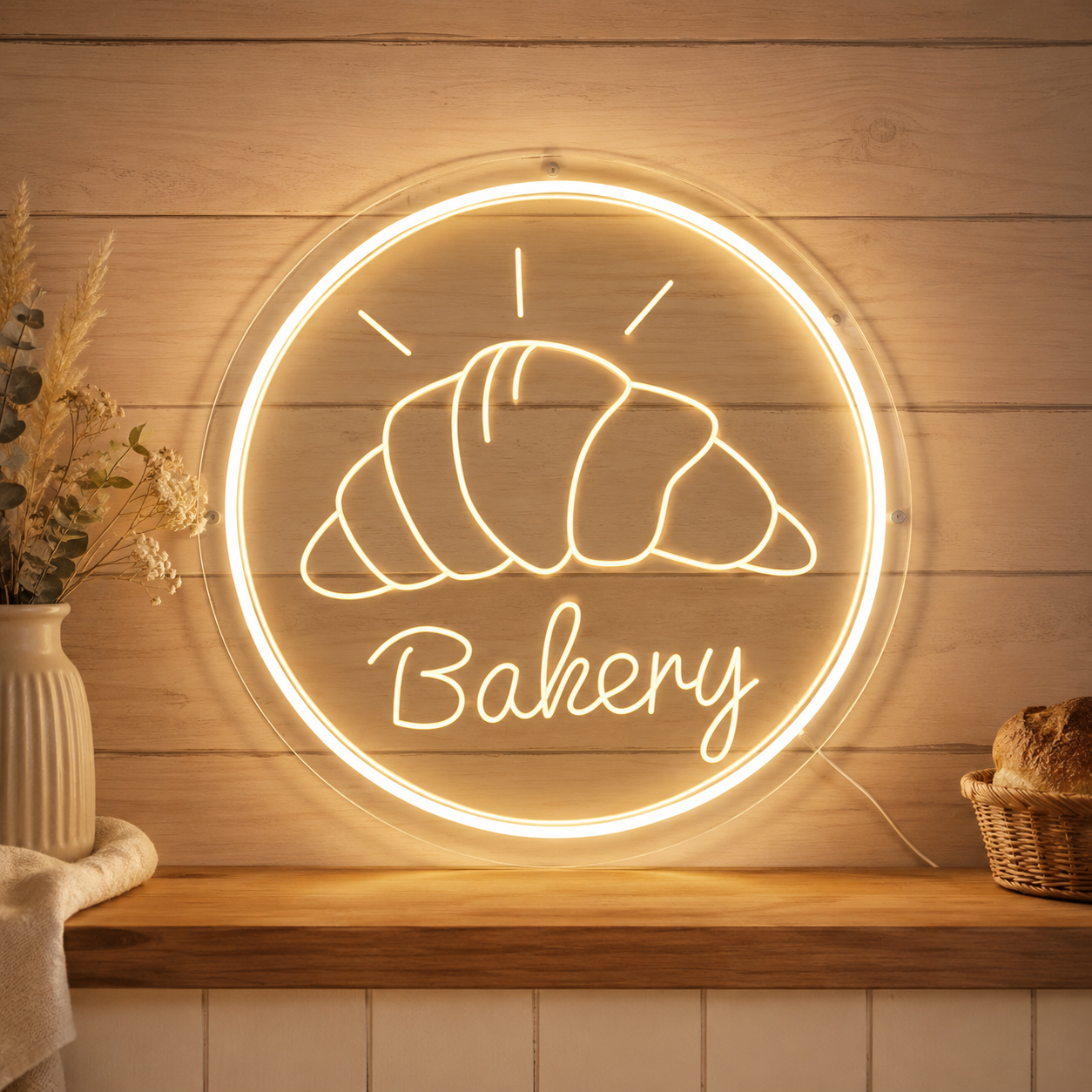 Bakery LED Neon Sign Wall Art - 01 Original Product Image