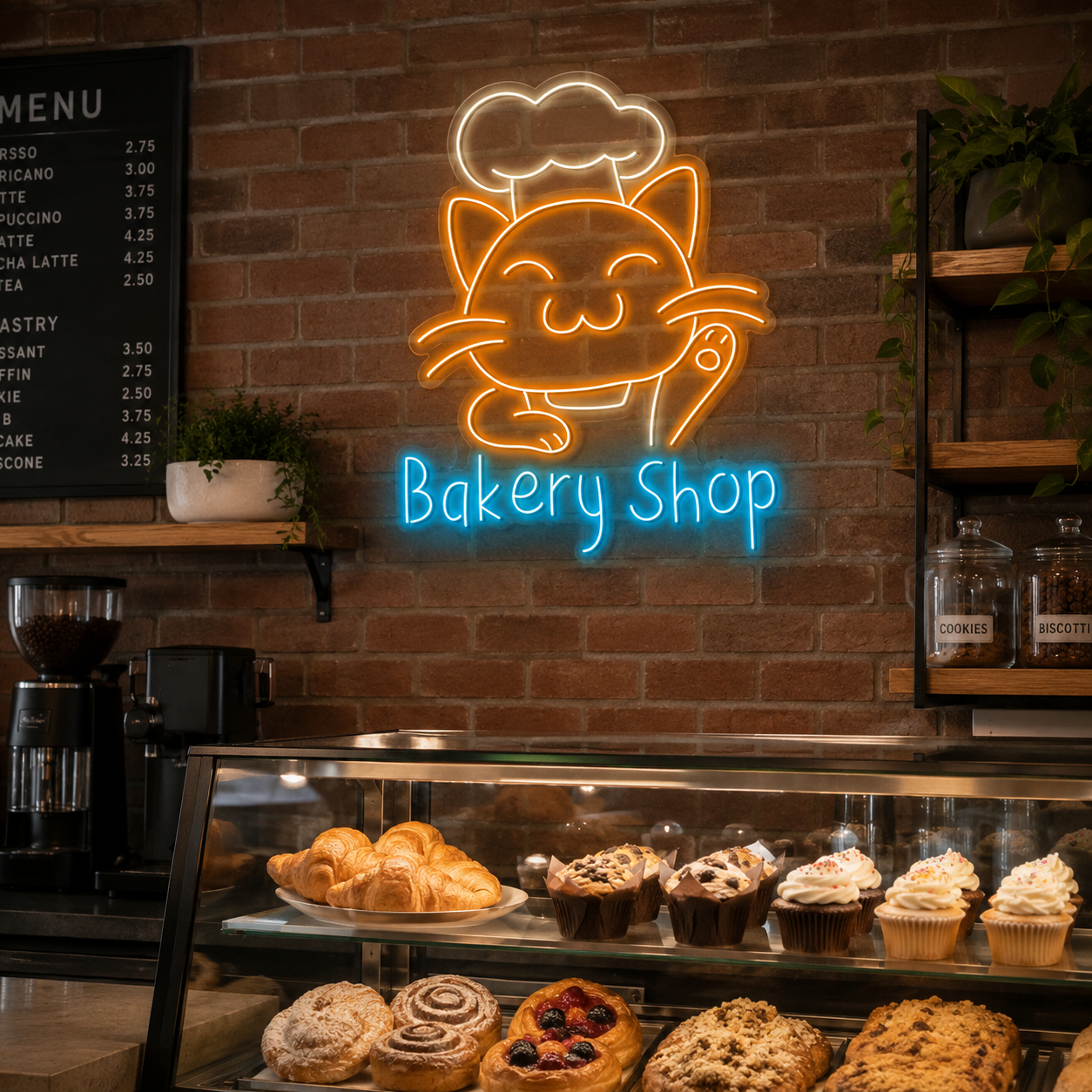 Bakery Shop LED Neon Sign - 03 Real Lifestyle Scene