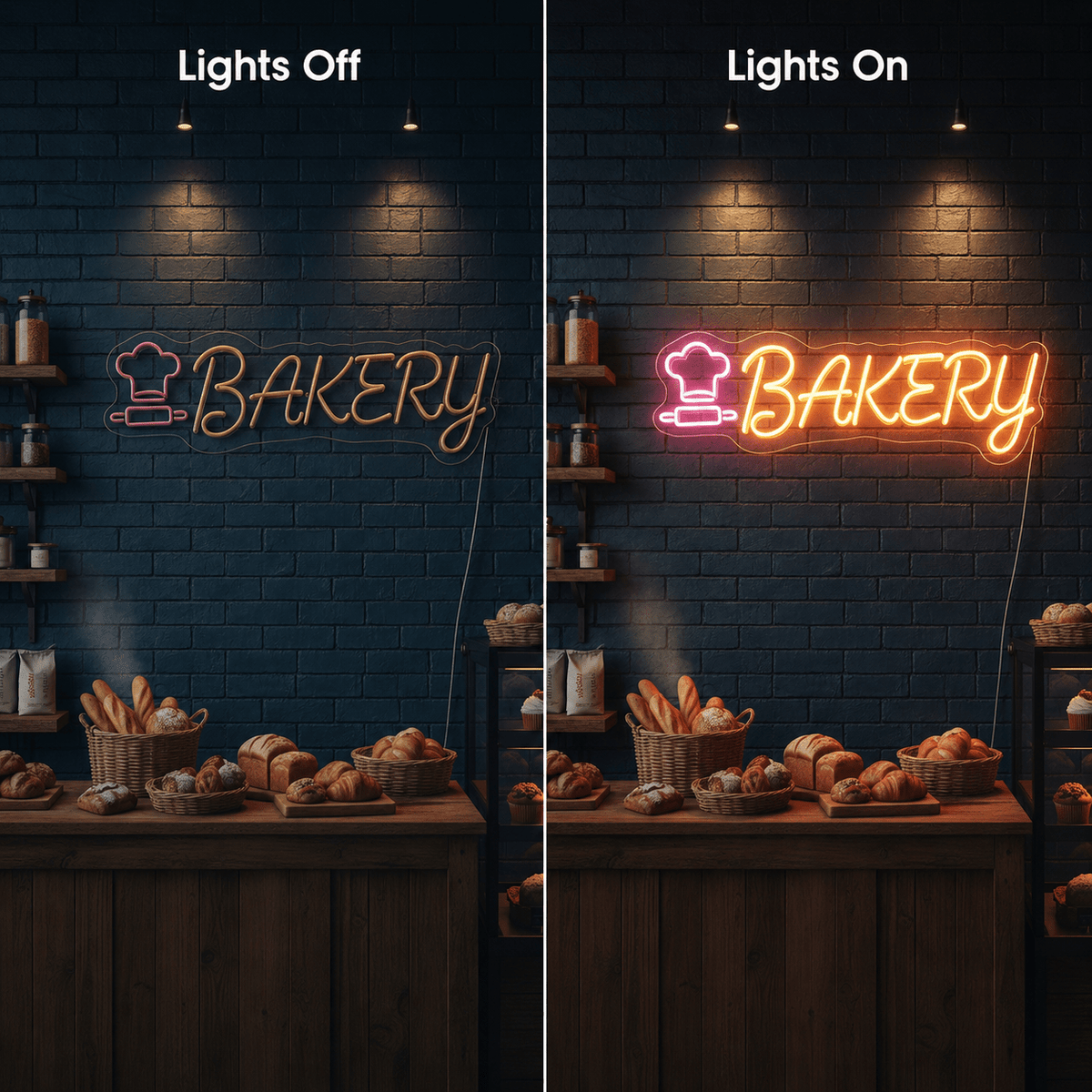 Bakery Wall Art LED Neon Sign - Shineneon