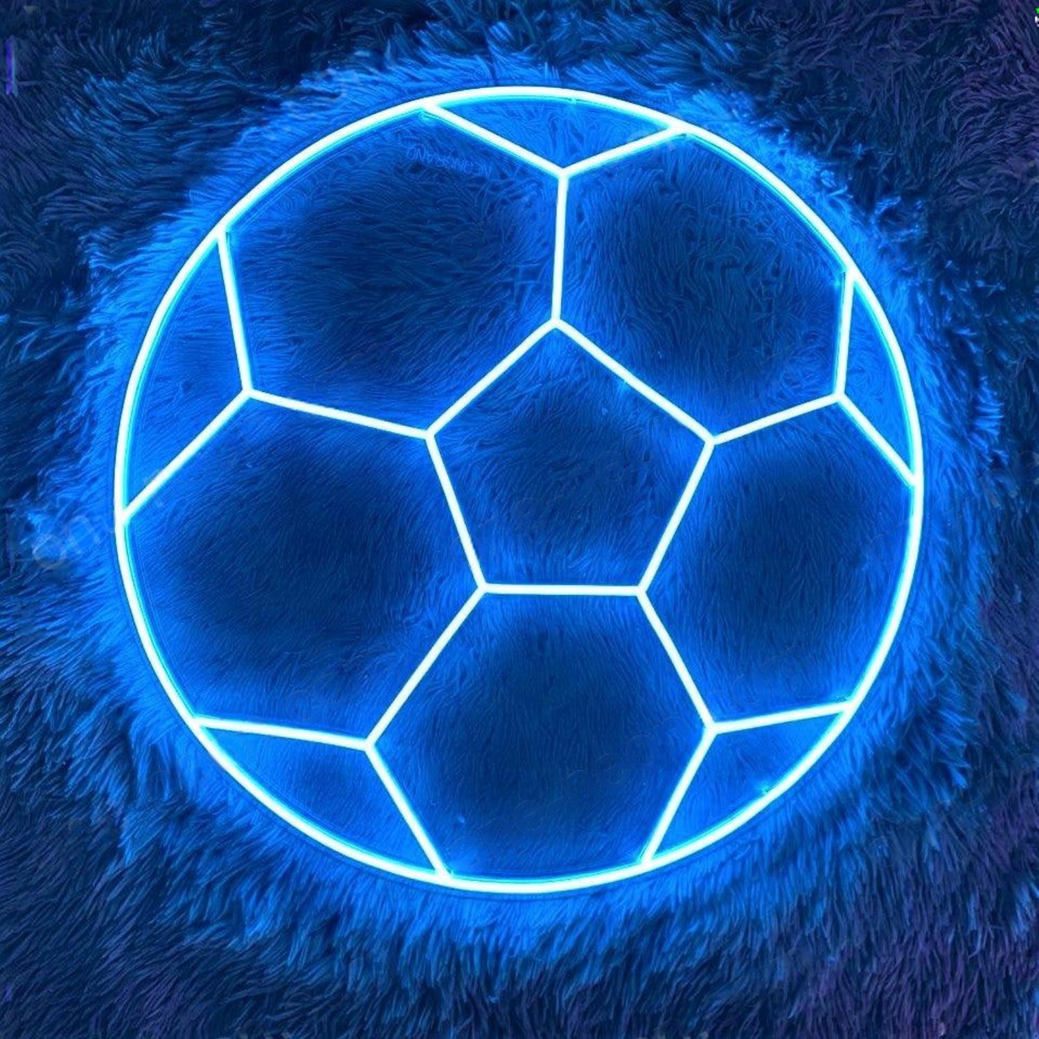 Ball Red-Yellow Football Led Neon Sign For Sports Bar Home Decor | Shineneon