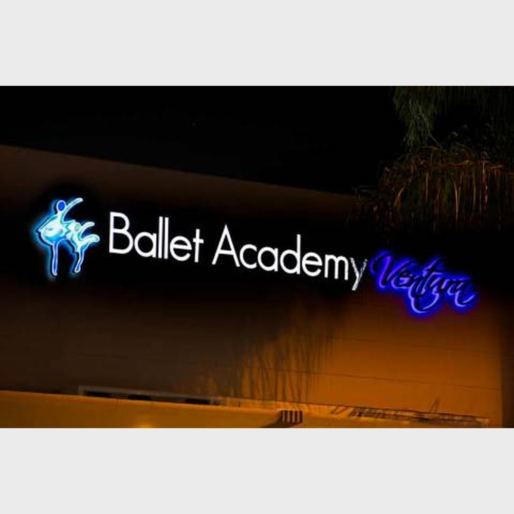 Ballet Academy Ventage 3D Frontlit Channel Letters Led Light Sign