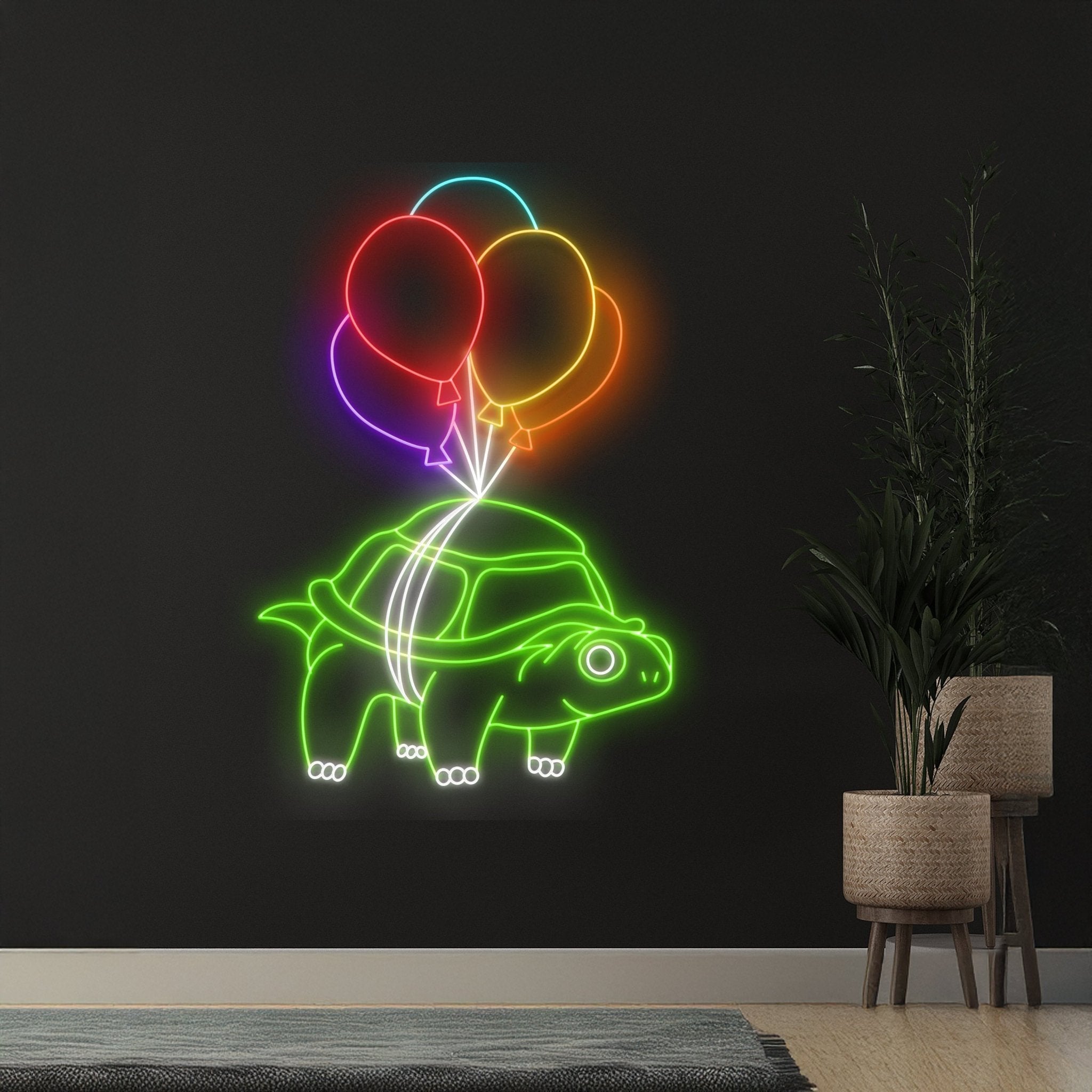 Balloon Turtle Neon Sign - Shineneon