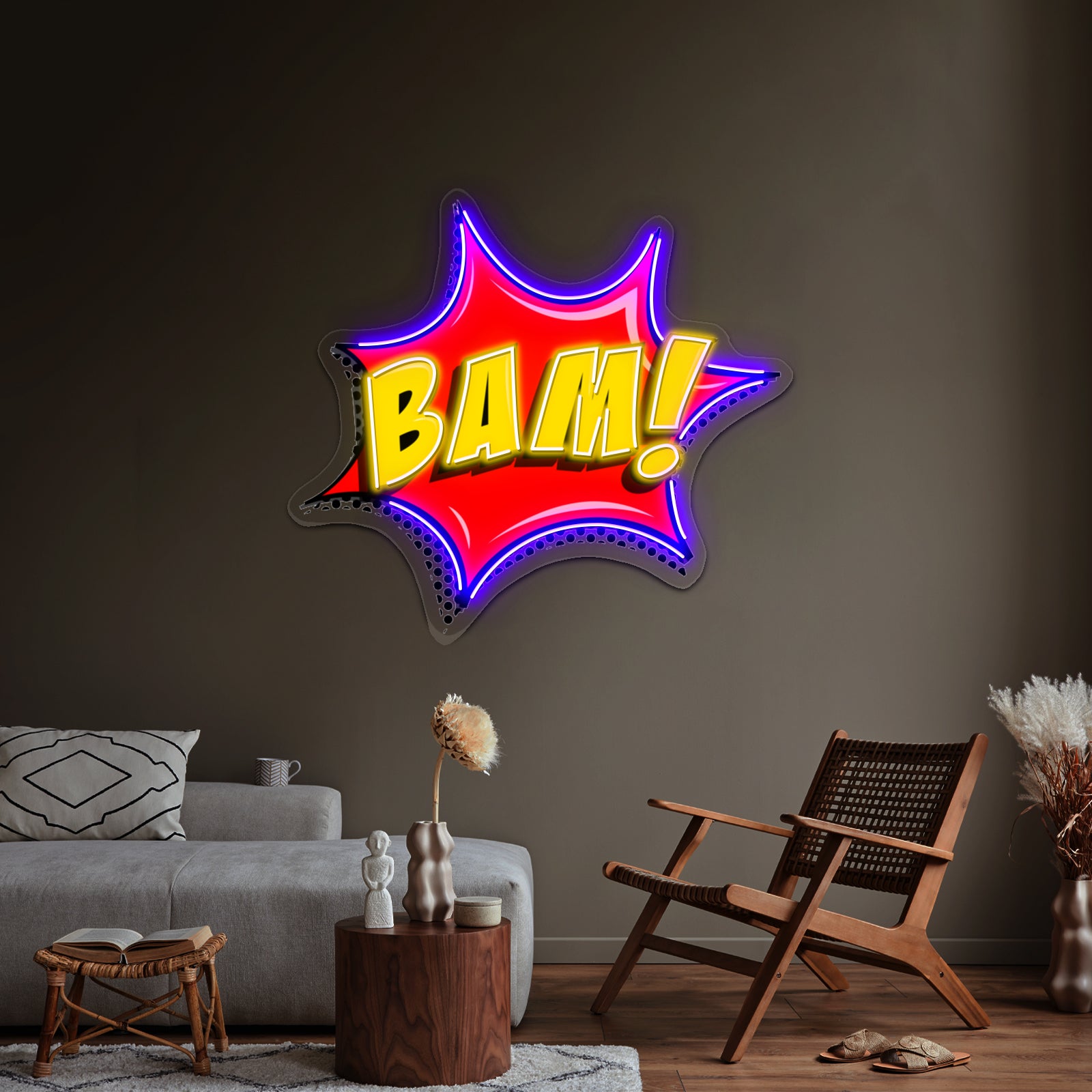 Bam Artwork Led Neon Sign