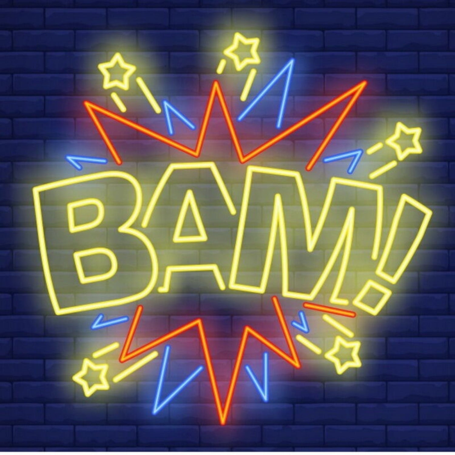 Bam Neon Sign For Fun And Energetic Spaces | Shineneon