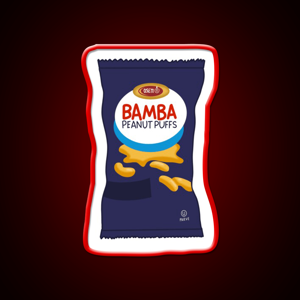 Bamba Cartoon Snack Food Led Neon Sign Rgb Color - Shineneon