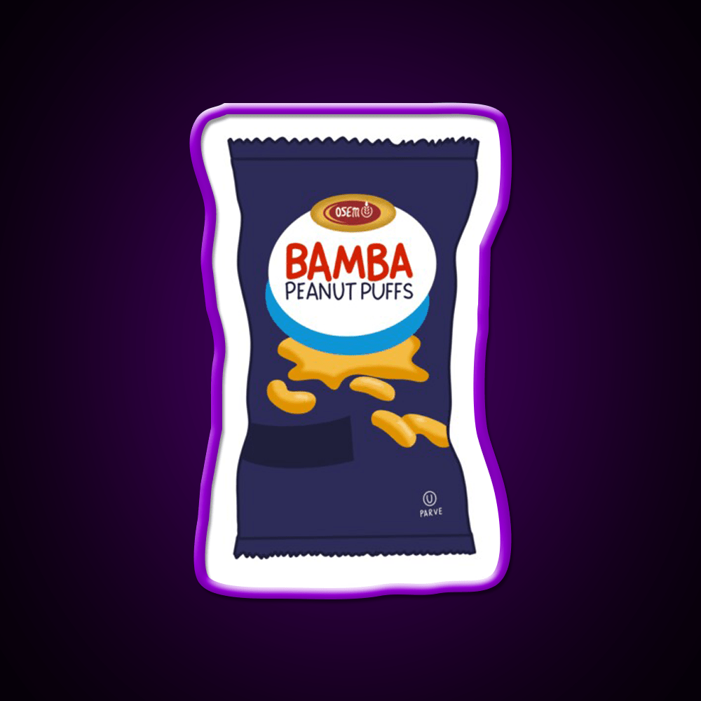 Bamba Cartoon Snack Food Led Neon Sign Rgb Color - Shineneon