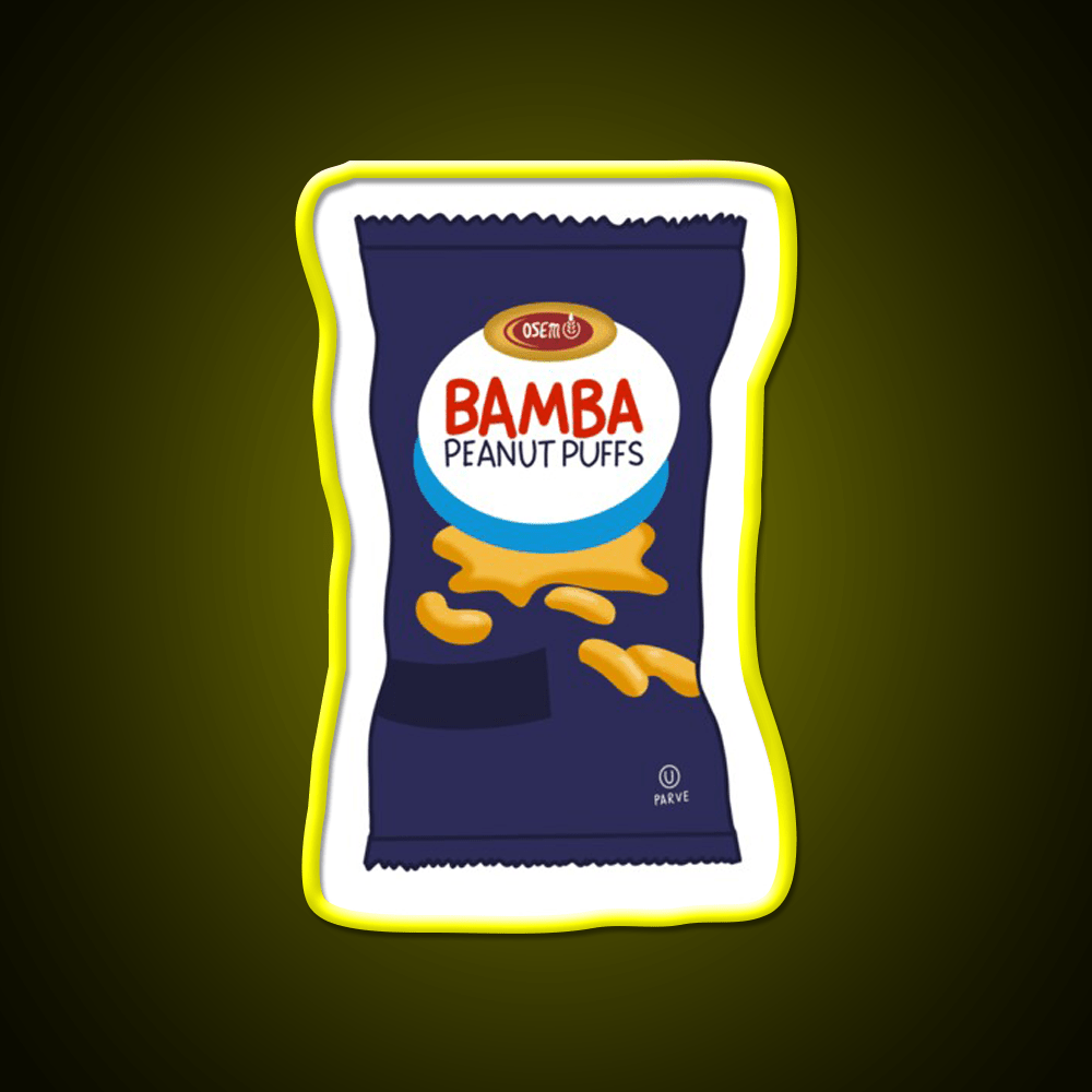 Bamba Cartoon Snack Food Led Neon Sign Rgb Color - Shineneon