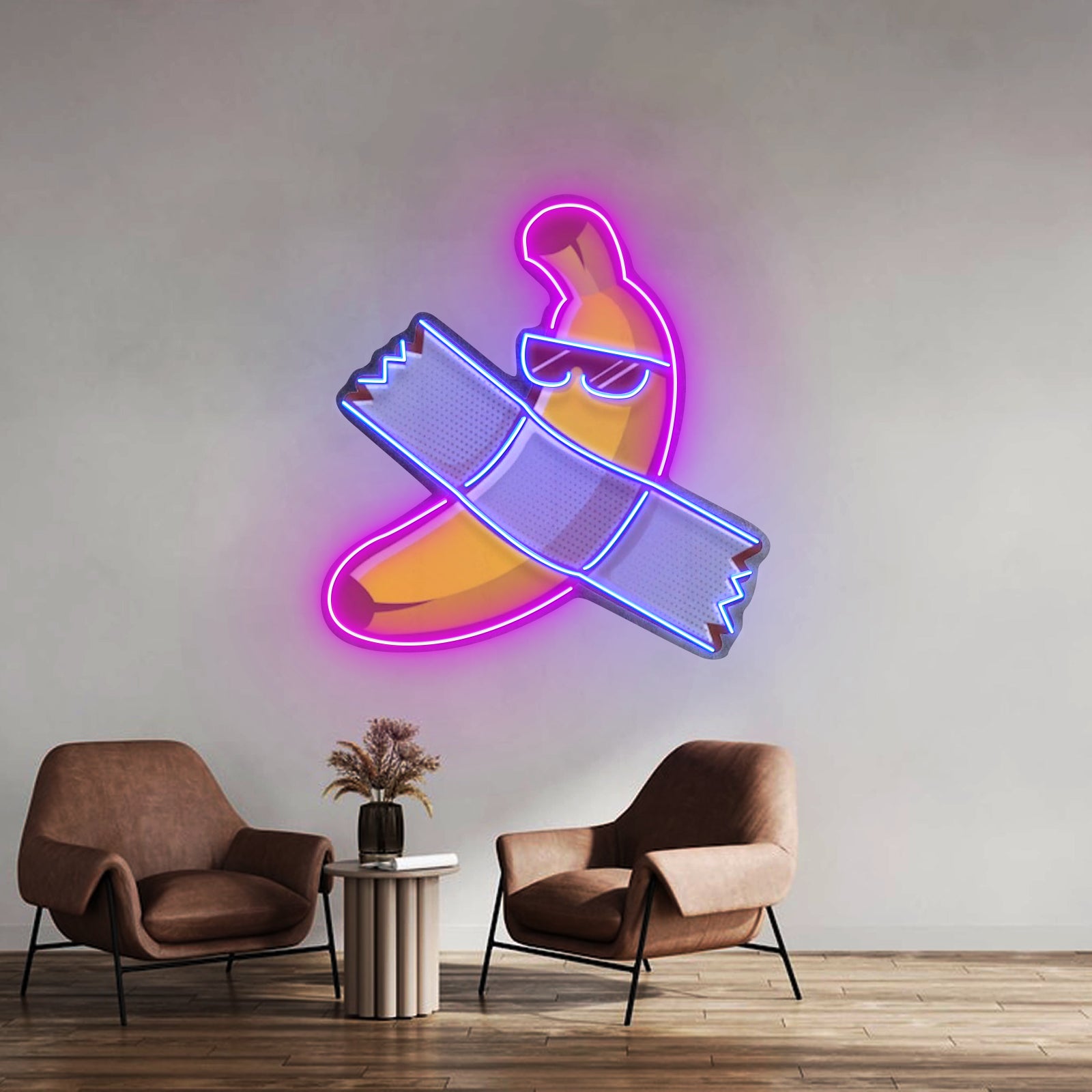 Banana Chilling Custom Led Signs Artwork For Sale - LED neon sign view 5