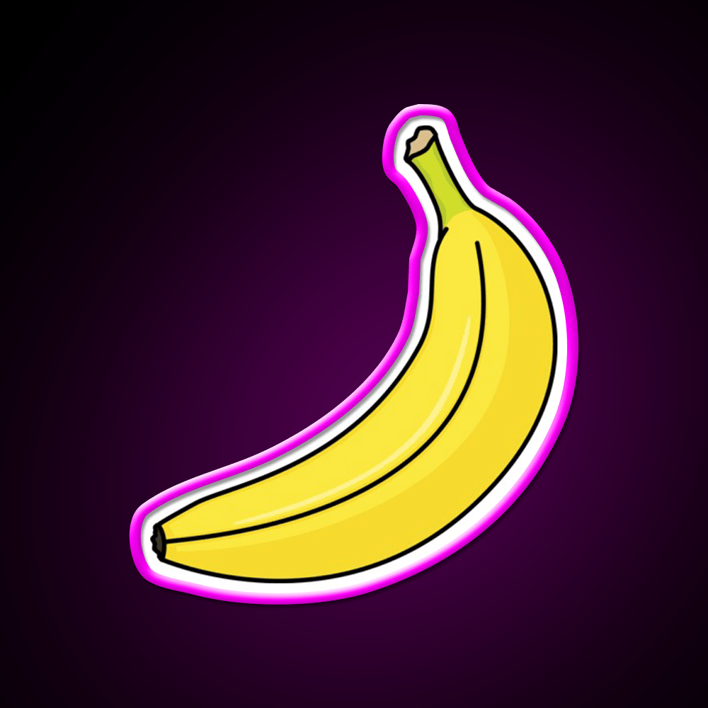 Banana V2 Snack Food Led Neon Sign Rgb Color - Shineneon