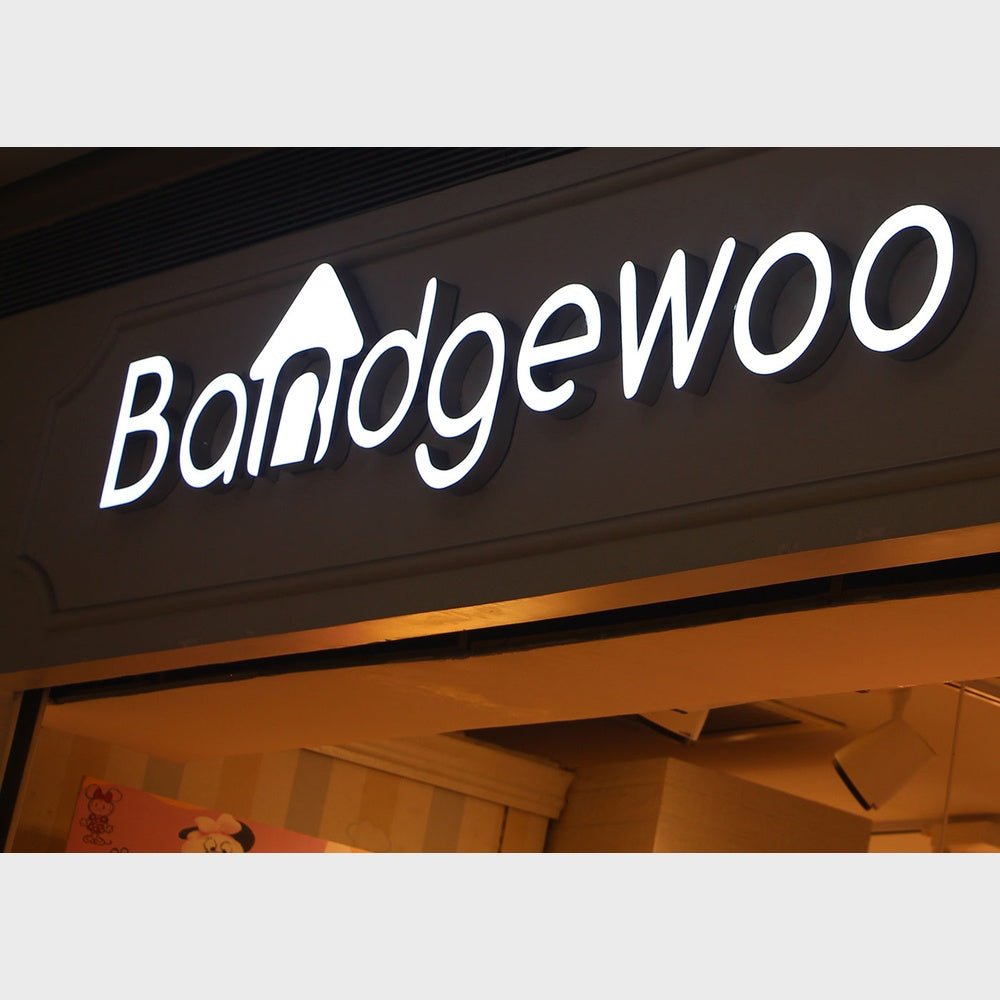 Bandgewoo 3D Frontlit Channel Letters Led Light Sign - Shineneon