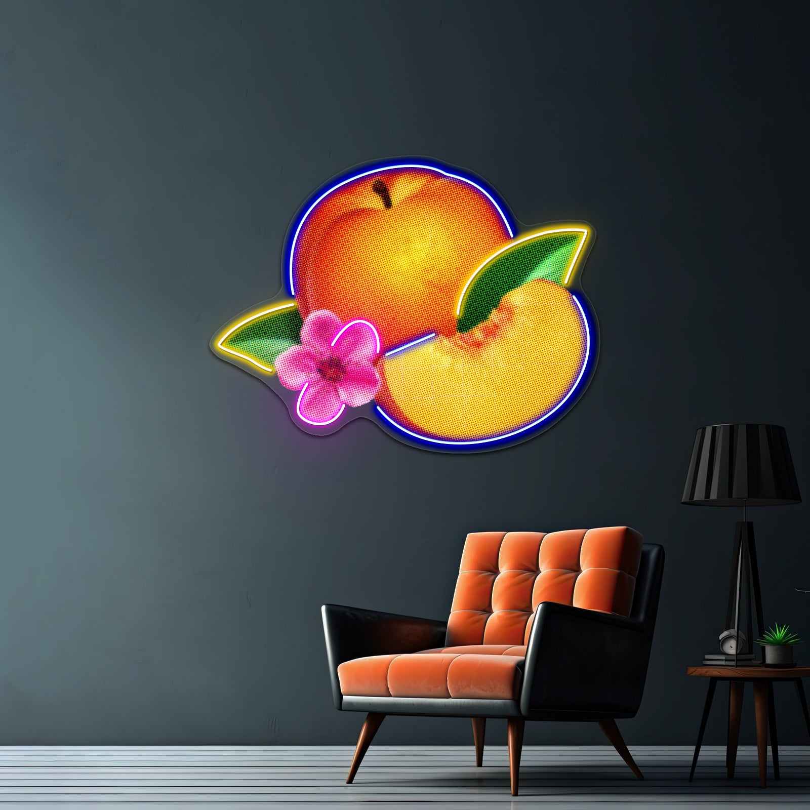 Bankrupt Peach Artwork Led Neon Sign