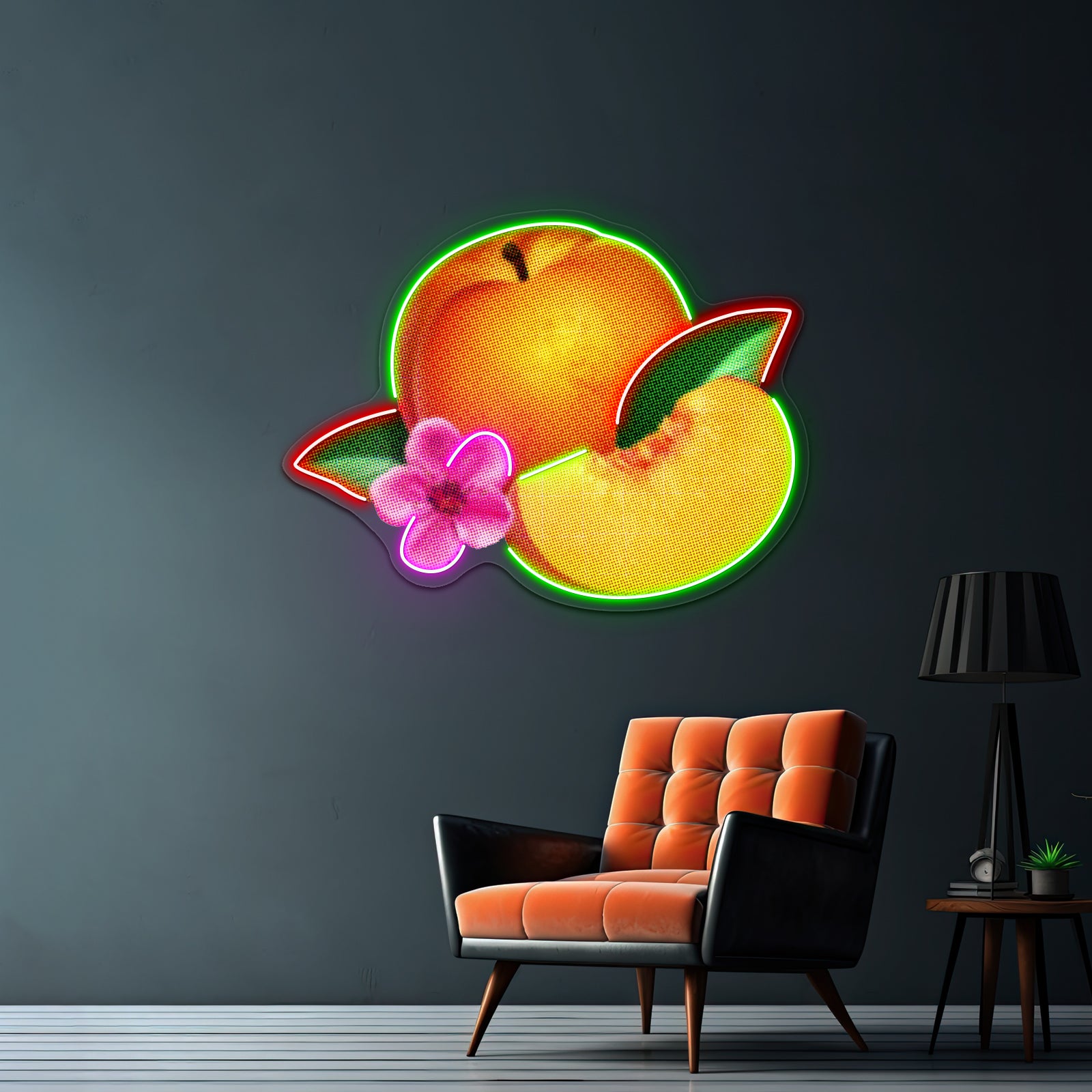 Bankrupt Peach Artwork Led Neon Sign