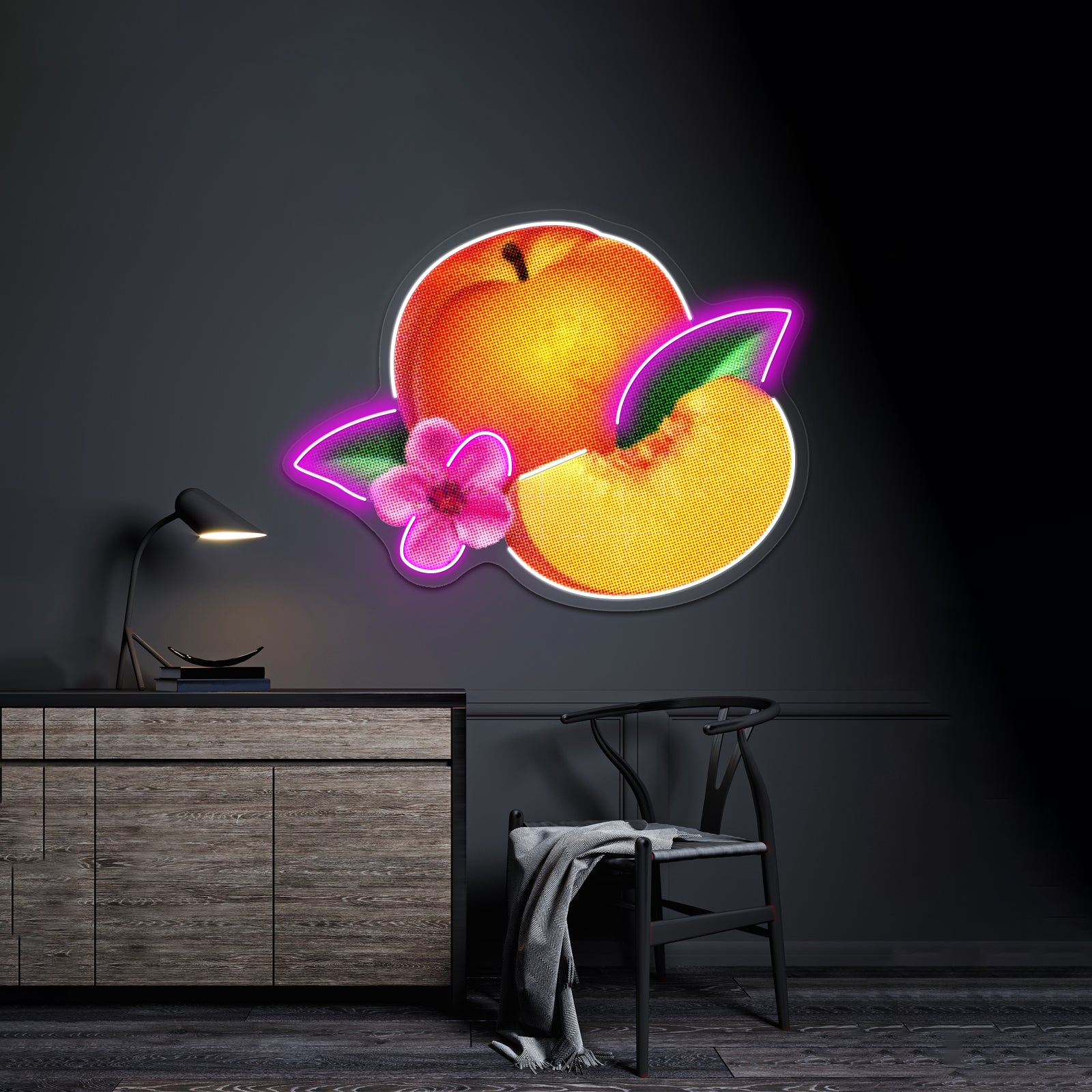 Bankrupt Peach Artwork Led Neon Sign