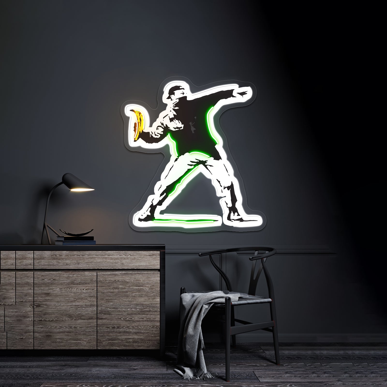 Banksy Underground Dancign Artwork Led Neon Sign - LED neon sign view 8