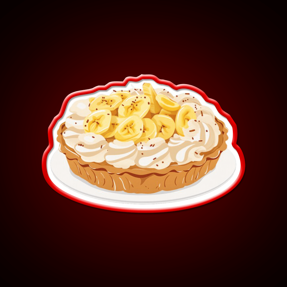 Banoffee Pie Snack Food Led Neon Sign Rgb Color - Shineneon