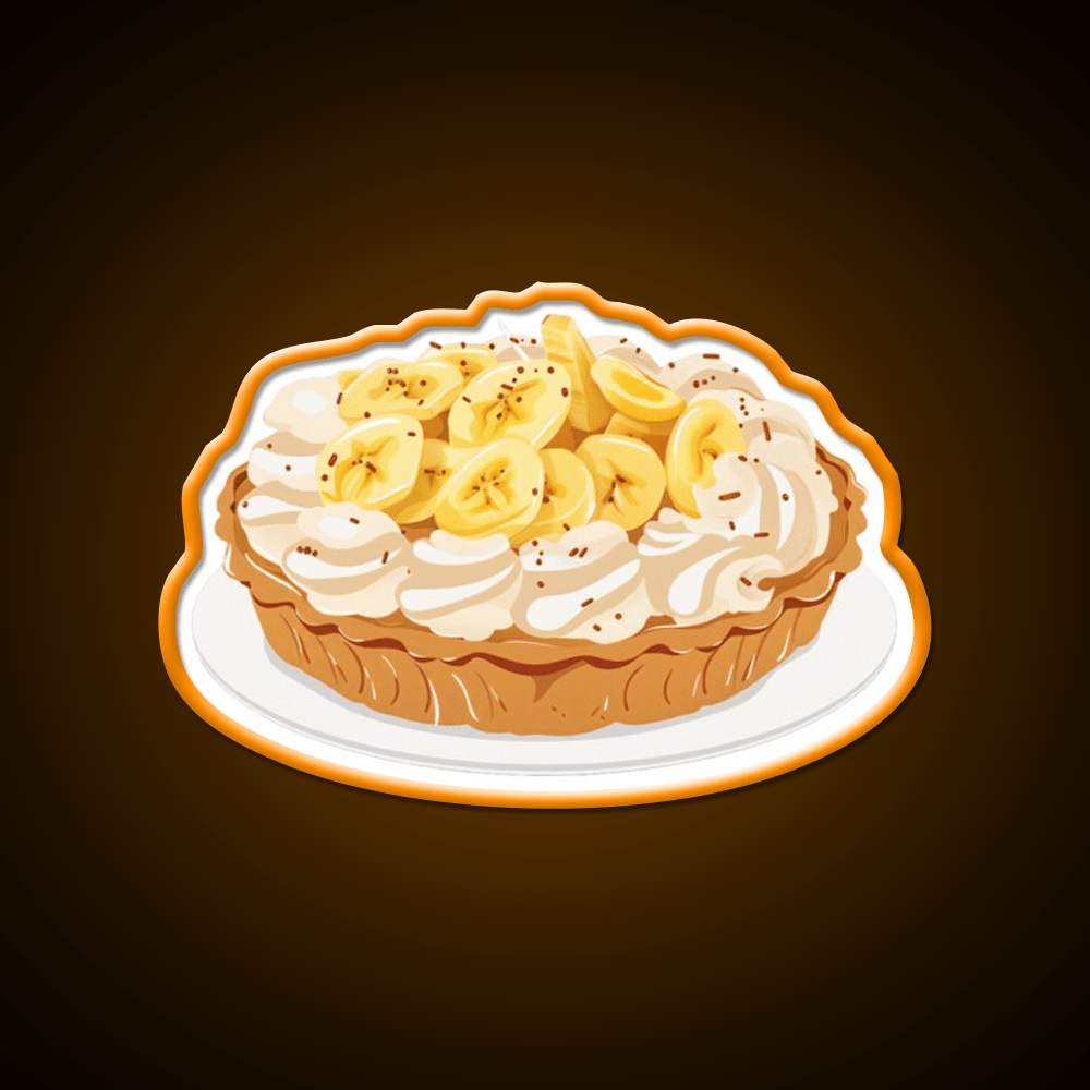 Banoffee Pie Snack Food Led Neon Sign Rgb Color - Shineneon