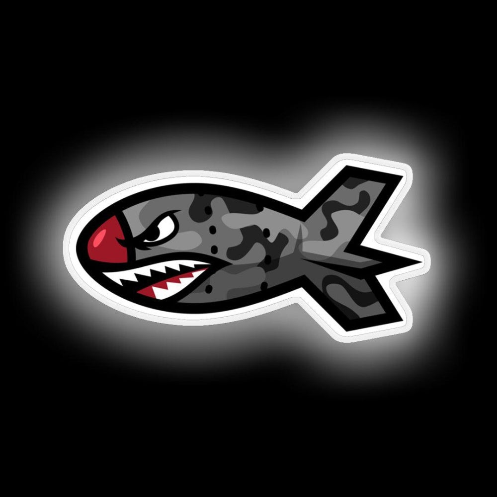 Bape Shark Bomb Torpedo Neon Sign - LED neon sign view 6