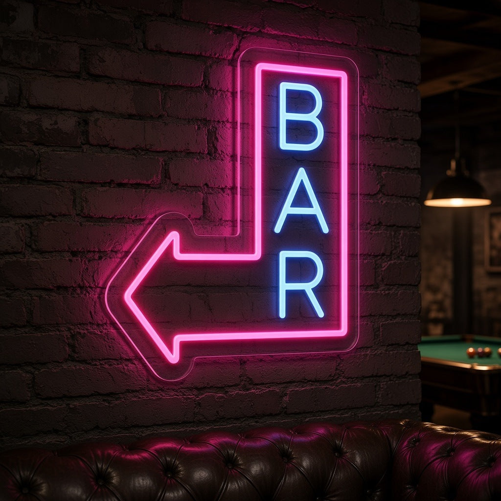 Bar Arrow LED Neon Sign
