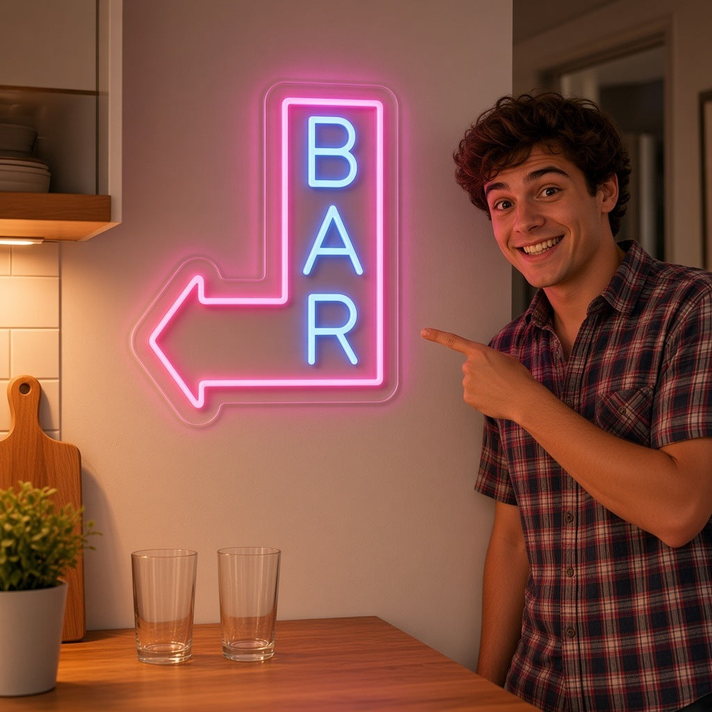 Bar Arrow LED Neon Sign