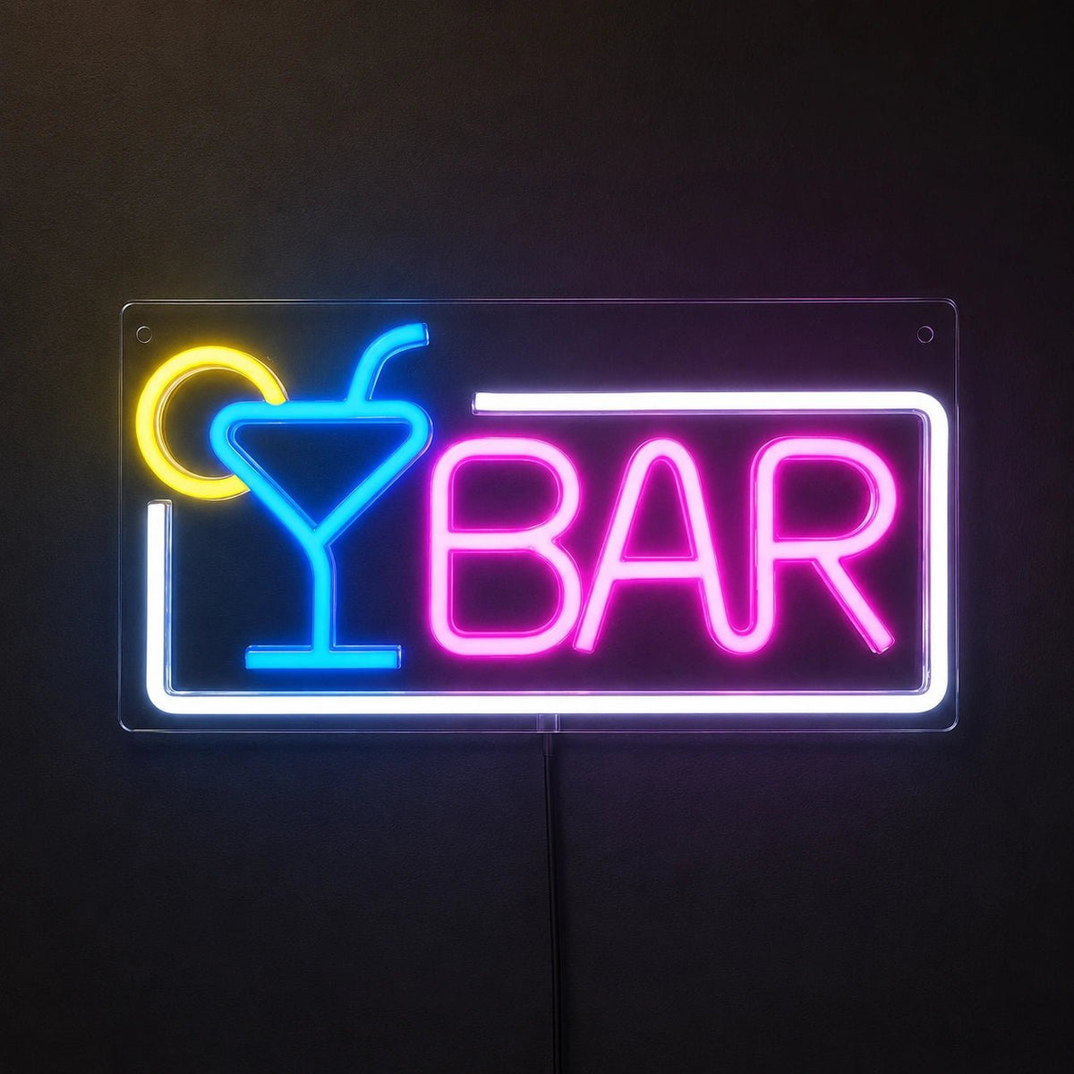 Bar Cocktail Glass LED Neon Sign - Shineneon