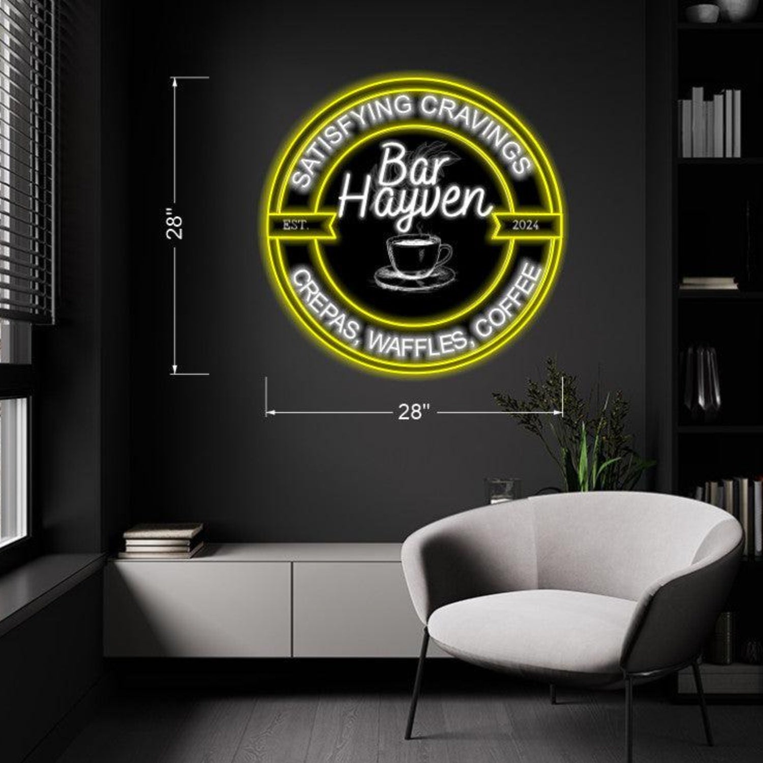 Bar Hayven Multicolor Cartoon Bartender Led Neon Sign For Modern Bar Decor | Shineneon