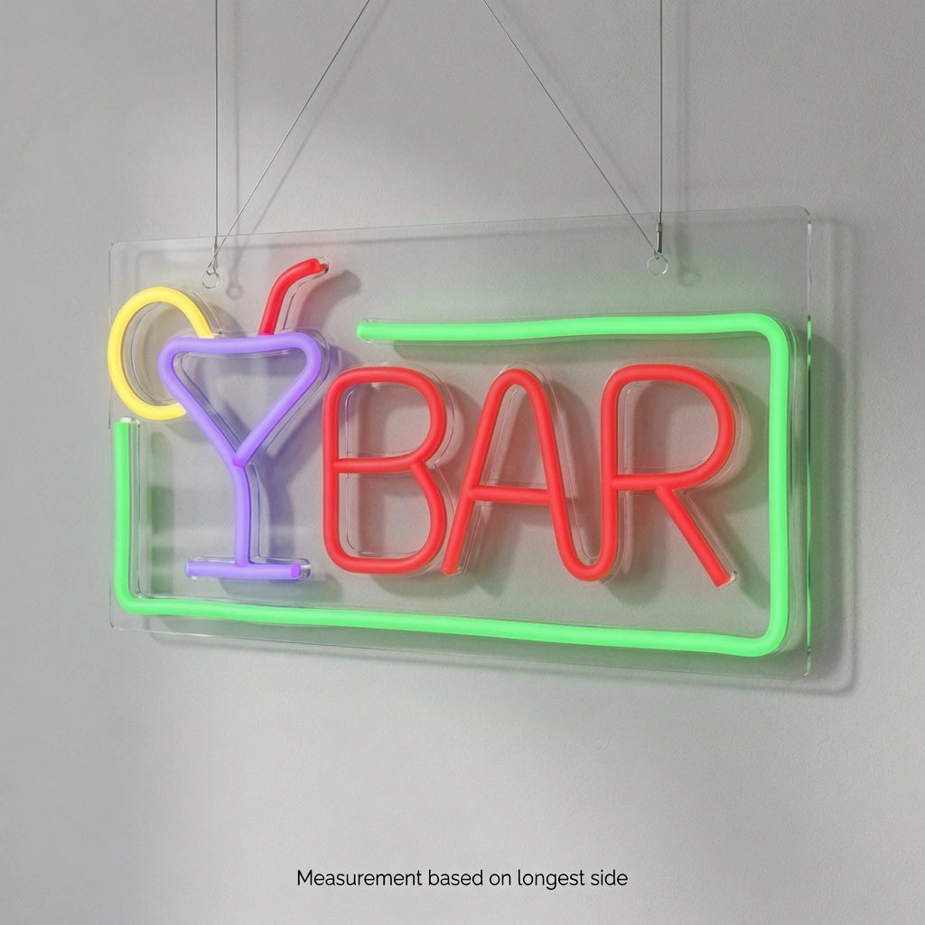 Bar LED Neon Sign Home Decor - 04 Size Image