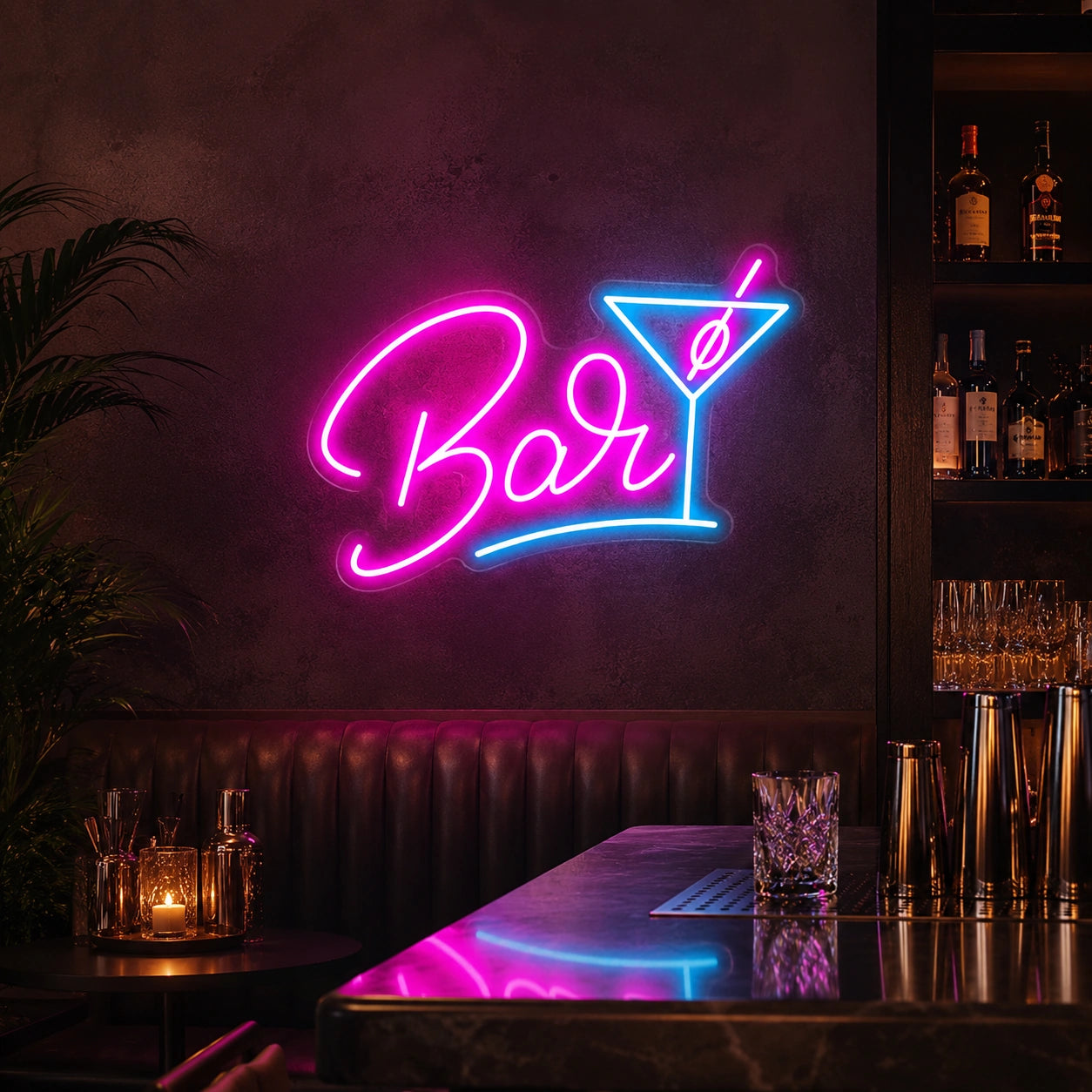Bar LED Neon Sign Wall Art - 02 High-Converting Product Image