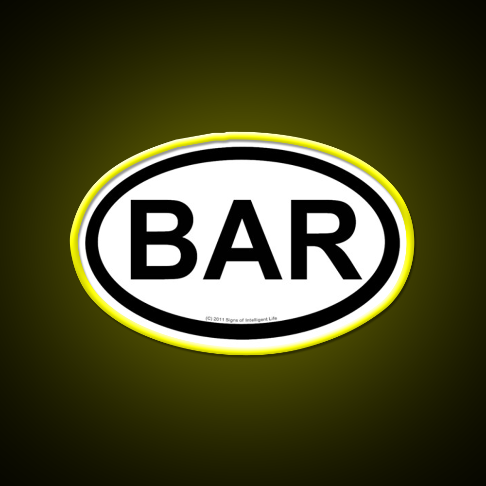 Bar Location Man Cave Bar Led Neon Sign Rgb Color