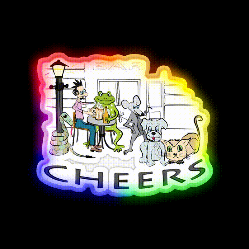 Bar Man Cave Bar Led Neon Sign Rgb Color