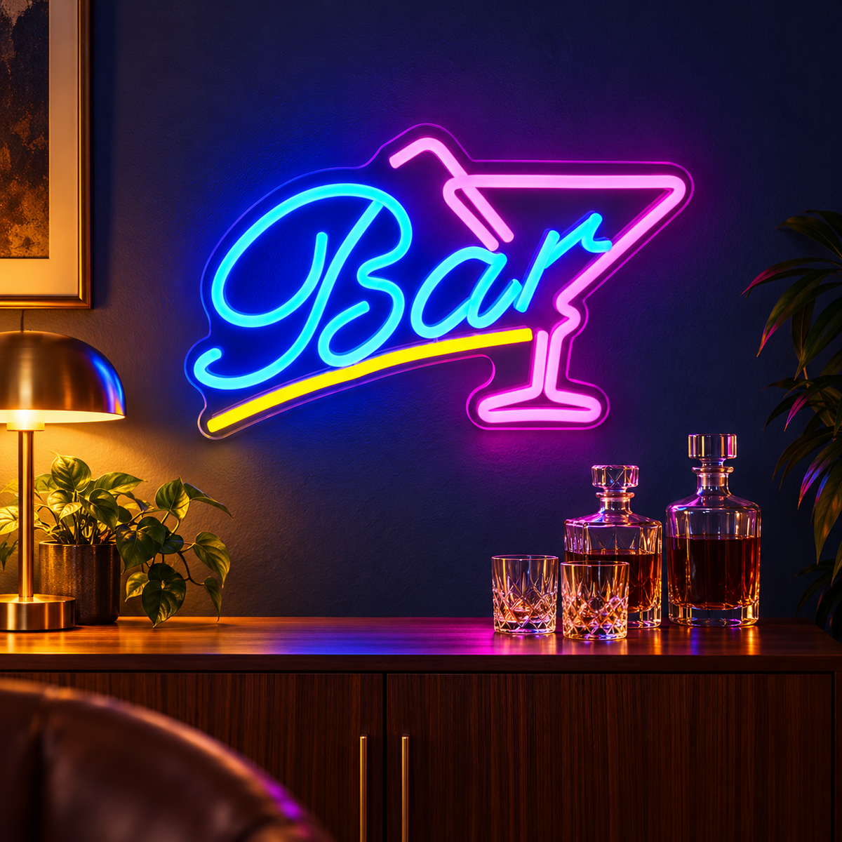 Bar Martini LED Neon Sign