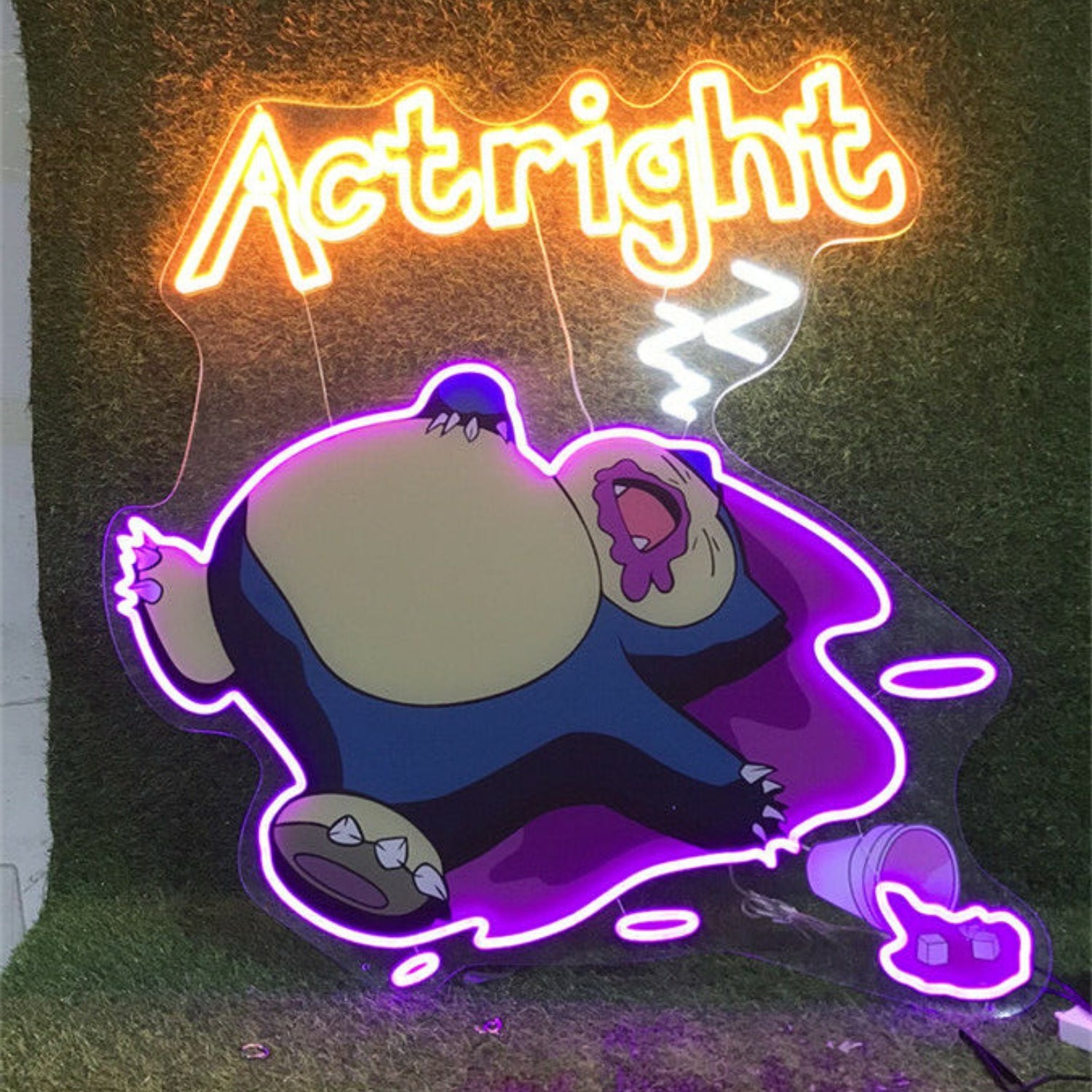 Bar Office Decor With The Versatile Uv Actright Led Neon Sign | Shineneon