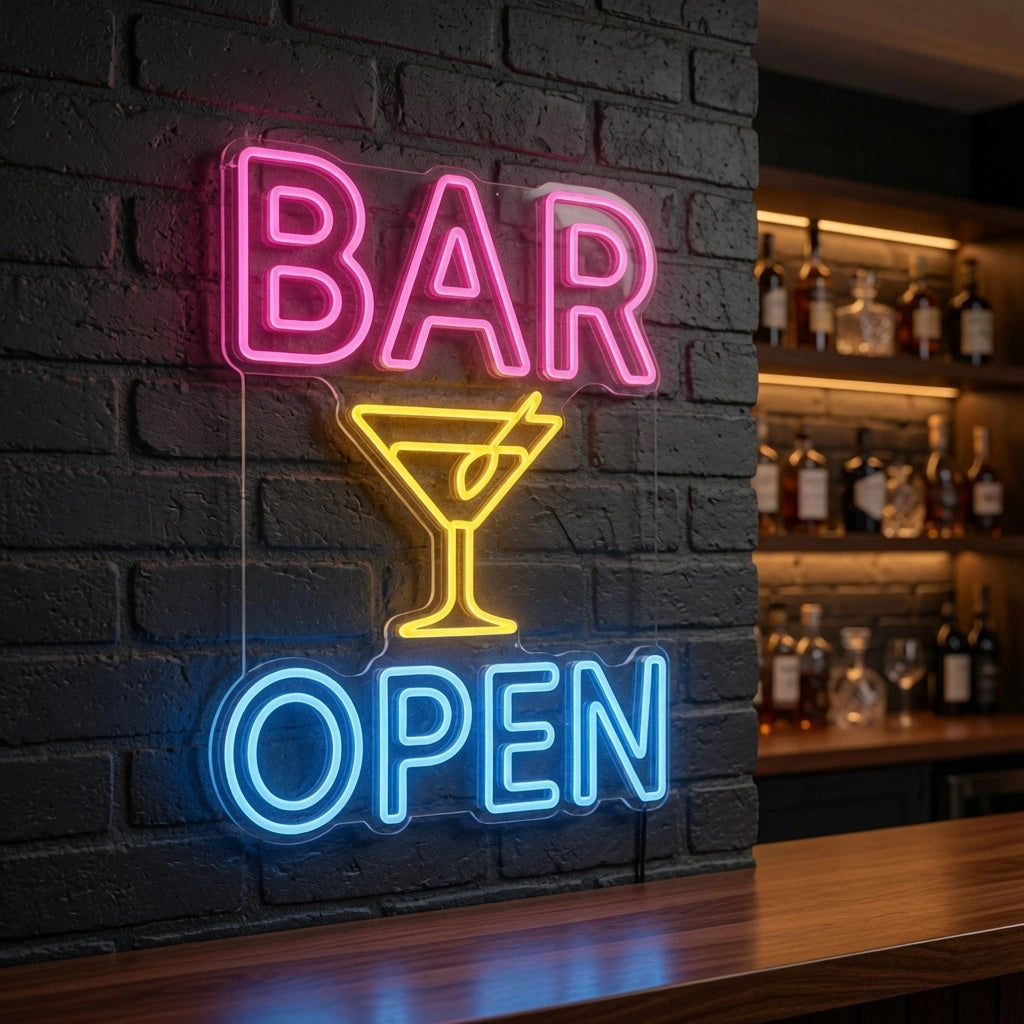 Bar Open LED Neon Sign Home Decor - 02 High-Converting Product Image
