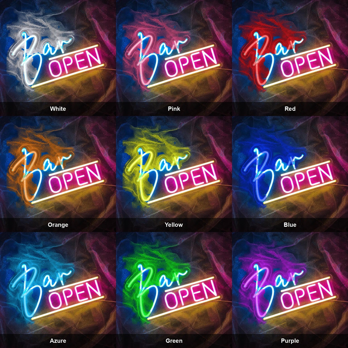 Bar Open Man Cave LED Neon Sign - Shineneon