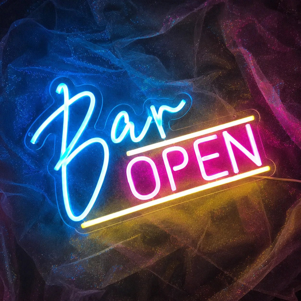 Bar Open Man Cave LED Neon Sign - Shineneon