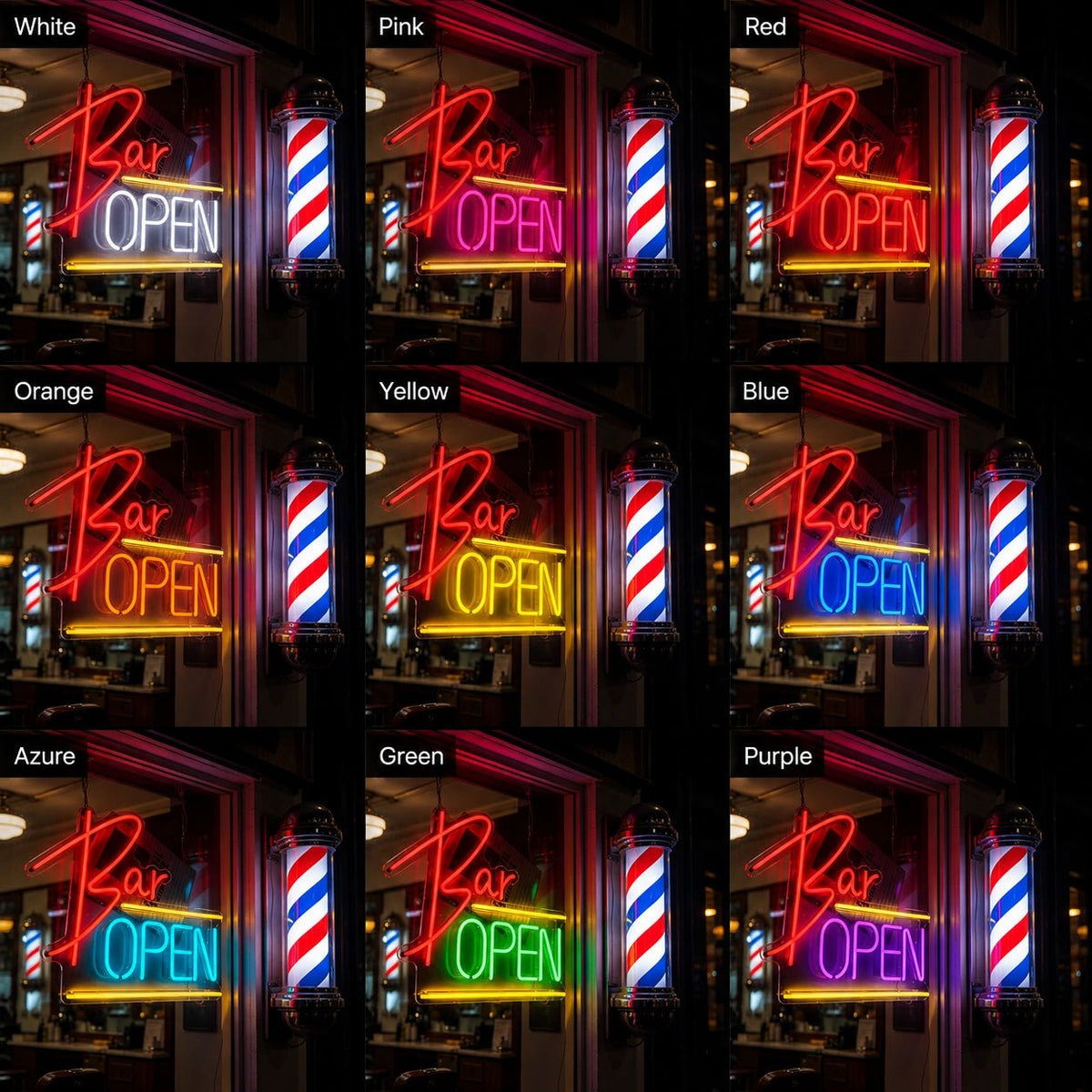 Bar Open Man Cave LED Neon Sign Man Cave Neon Sign - Shineneon