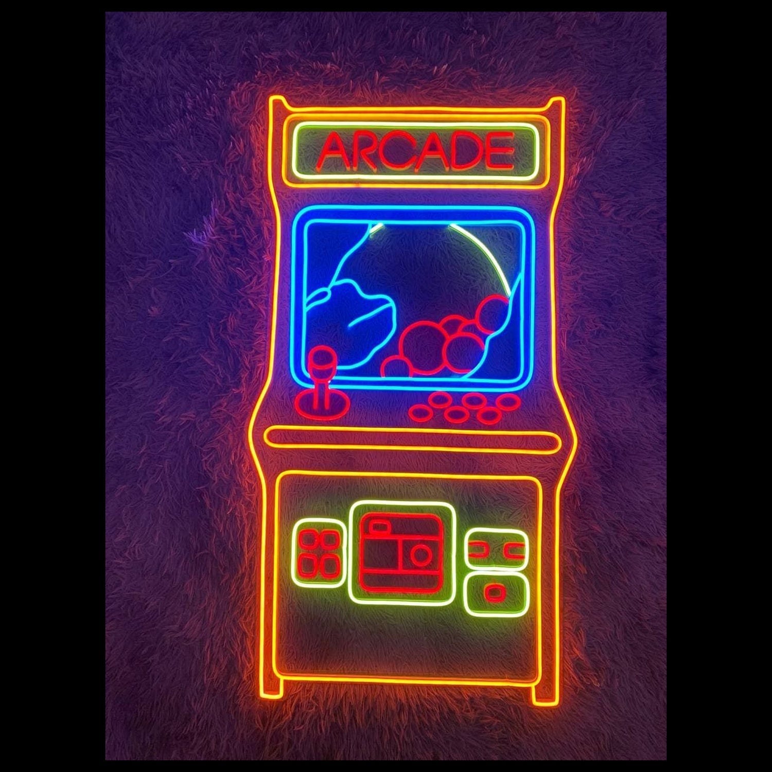 Bar Party Arcade Machine Led Neon Sign Game - Shineneon